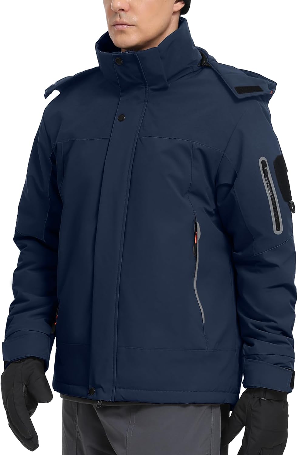 Men's Heated Jacket Winter Waterproof Ski Jacket Insulated Windproof Outdoor Heated Coat Mountain Windbreaker - Image 2