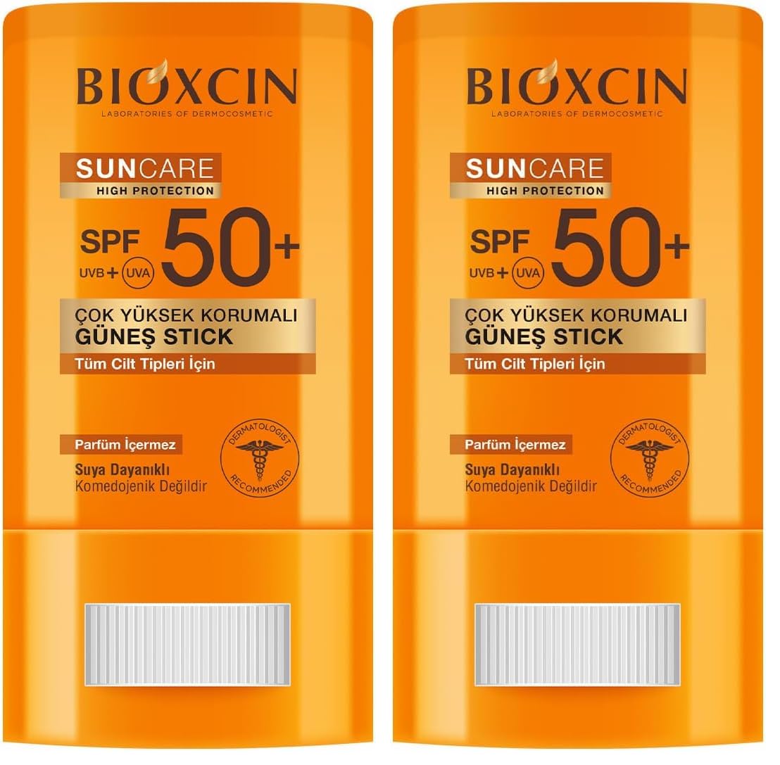 Bioxcin Stick SPF 50 Hassas Bölgeler İçin Yüksek Korumalı Güneş Kremi (2 paketi)