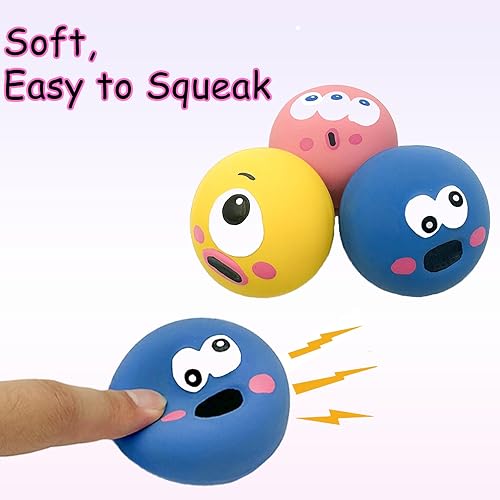 Miniatura 3 de 3 juguetes chirriantes de látex para perros pequeños, juguetes suaves de goma para perros masticadores, lindos y divertidos juguetes para perros