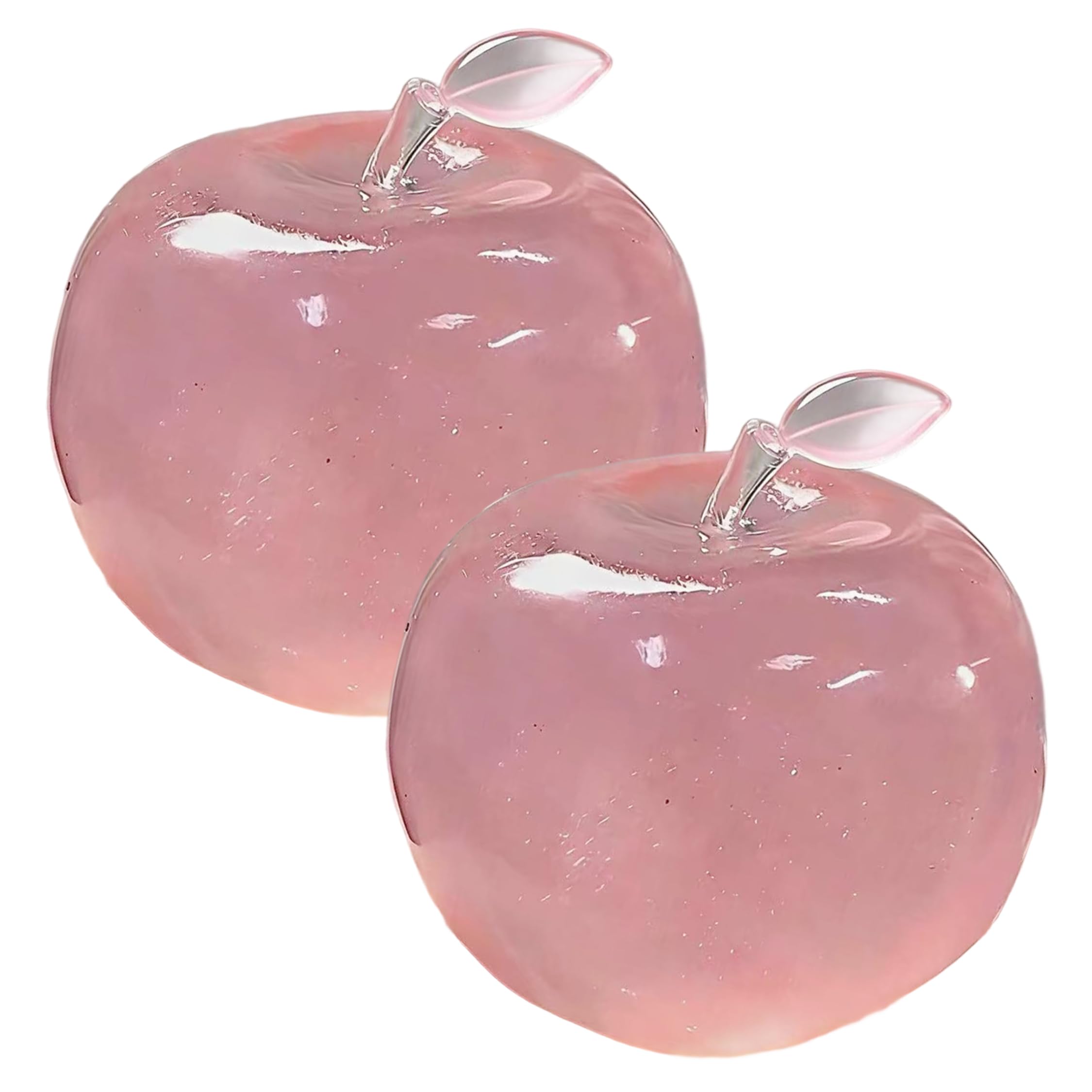 Monwssoe Squish Toy, 2PCS Stress Relief Squeeze Toys, Moldable Fidget Toys, Food Toy with Leaves for Kids and Adults