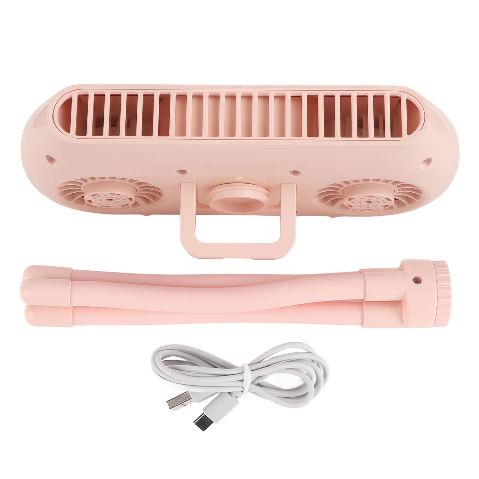 Ventilador para Cochecito sin Aspas, Ventilador Portátil para bebé, Miniventilador de Mano, de Pulpo Silencioso Recargable por USB de 4 Velocidades con Caja Repelente