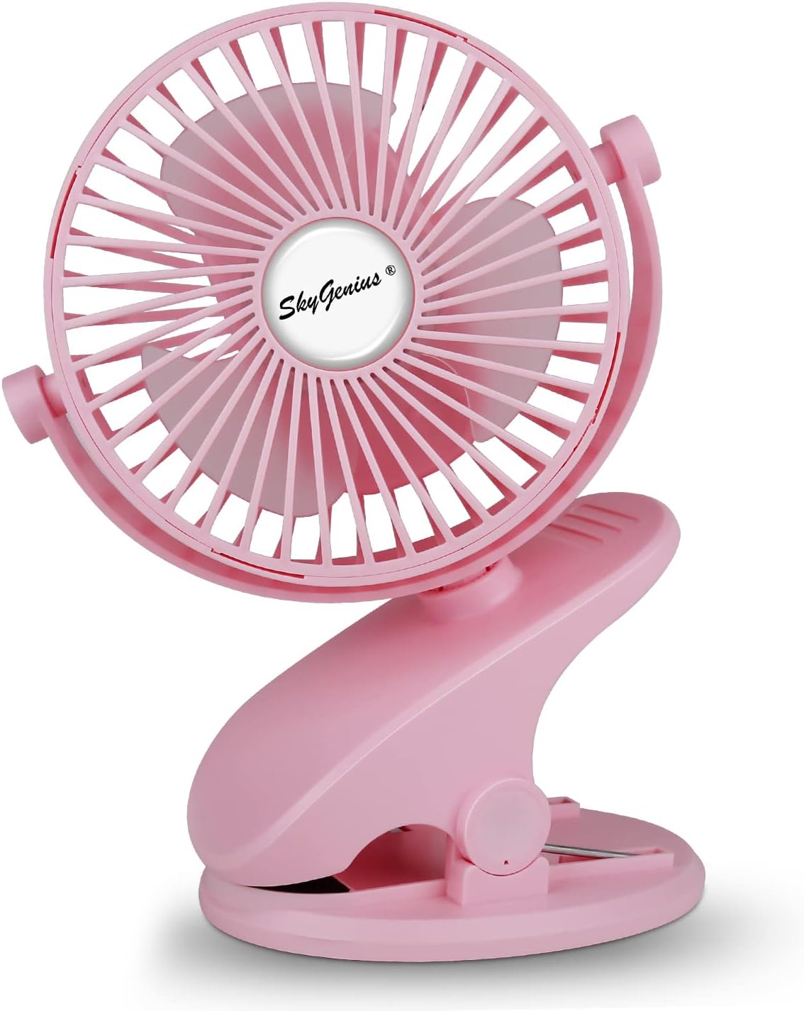 SkyGenius Battery Operated Clip On Baby Stroller Fan (Pink) SkyGenius Battery Operated Clip On Baby Stroller Fan (Pink)