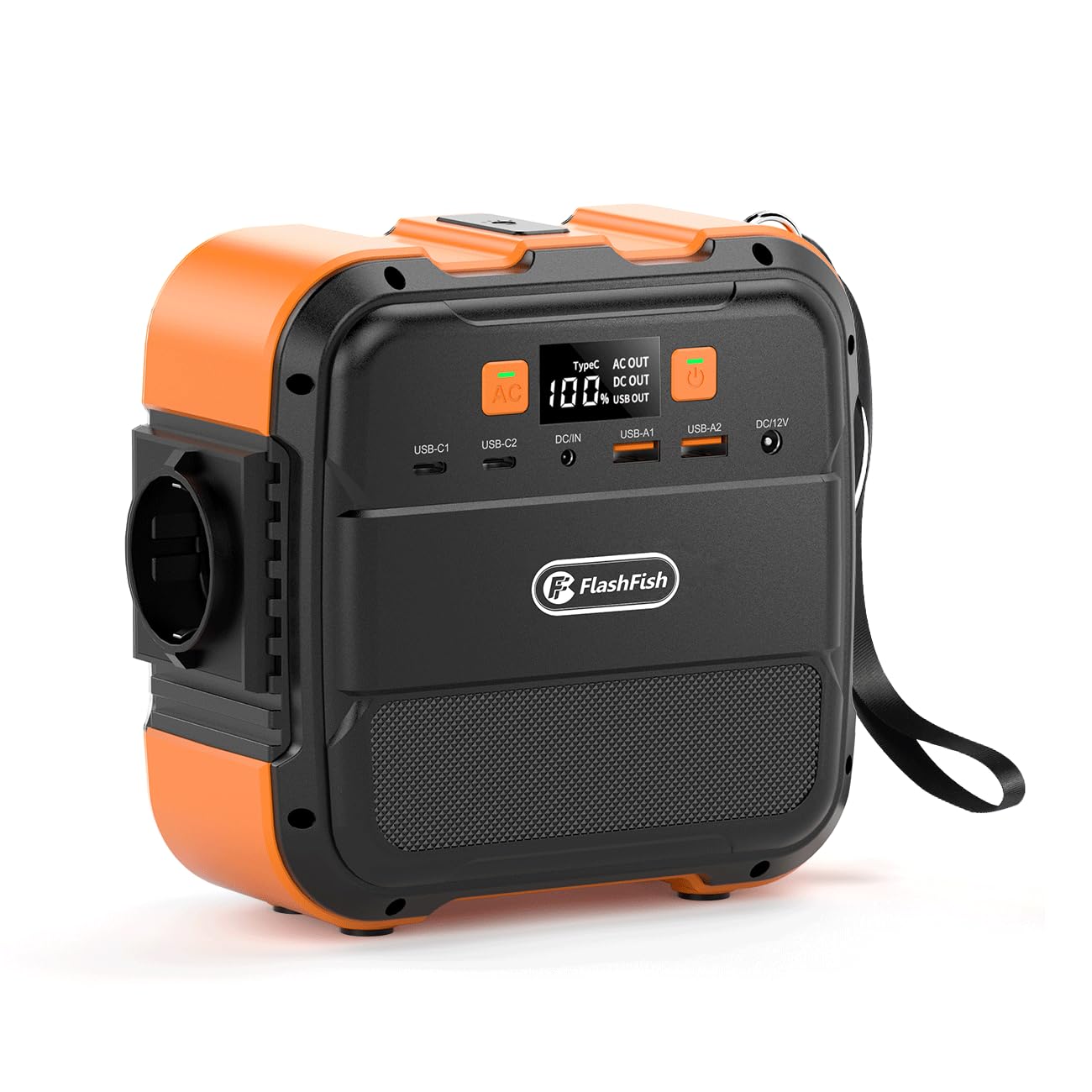 Flashfish Draagbaar powerstation 98 Wh, 120 W zonne-generator