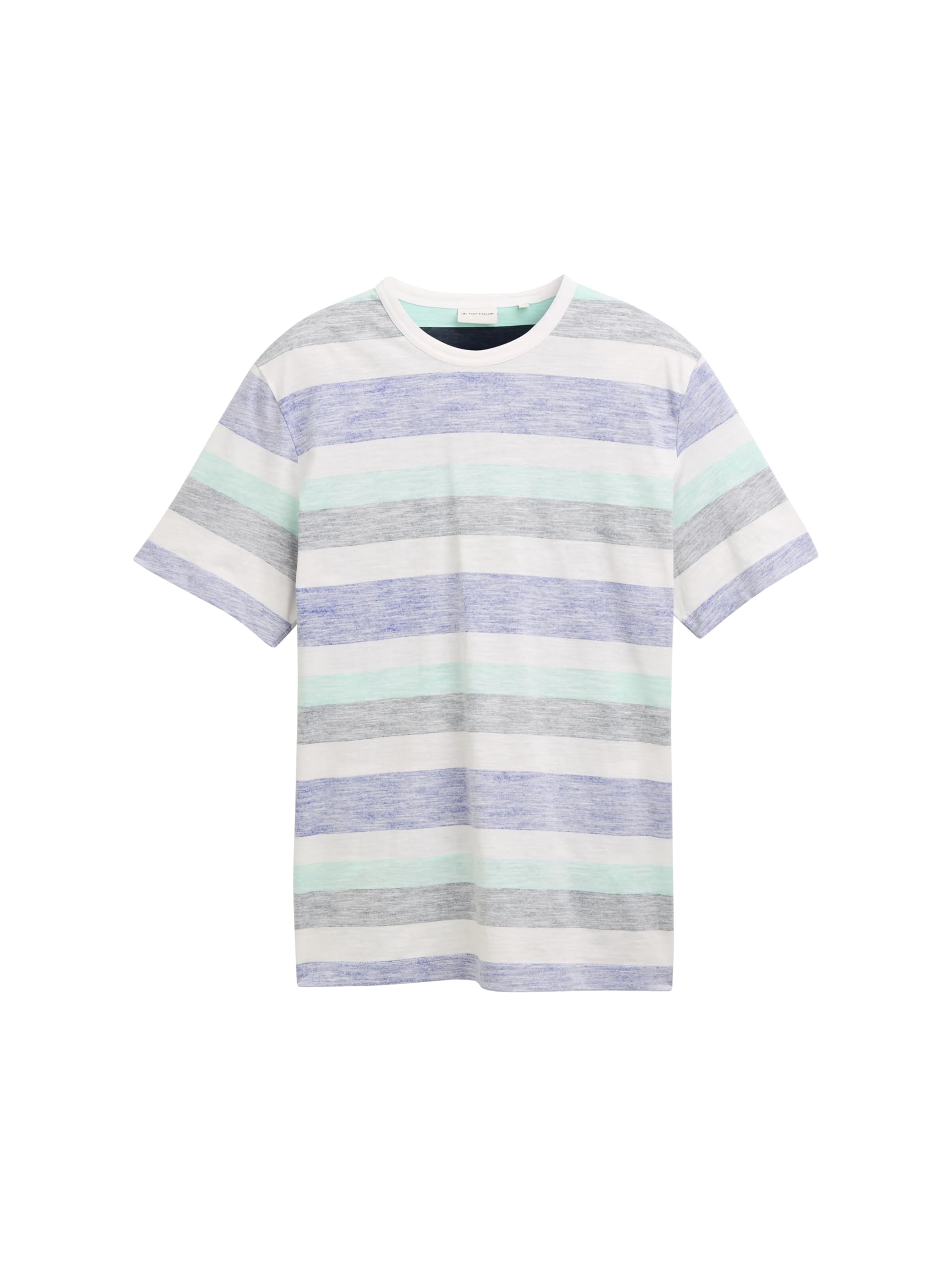 TOM TAILOR Herren T-Shirt mit Streifenmuster