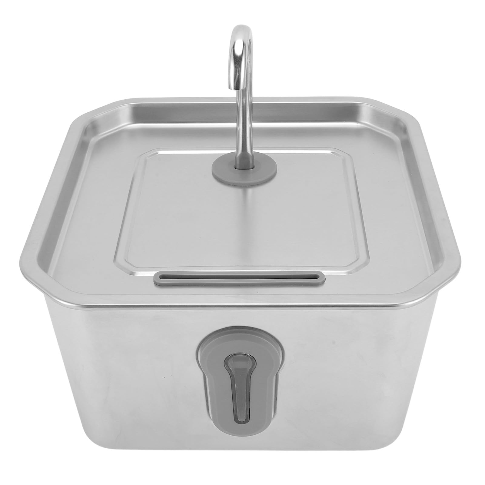 Fuente de Agua de Mascotas de Acero Inoxidable Automático 3.5L Tazón Filtrado de Gran Capacidad para Amantes de los Gatos y Perros
