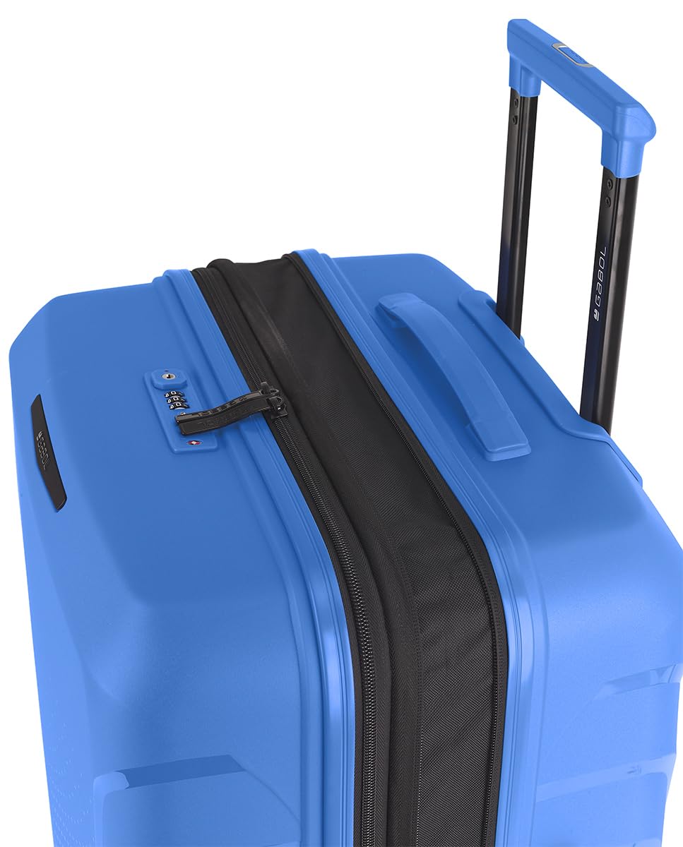 Gabol - Maleta de Cabina Rígida Expandible 55x35x21/24 cm Soho 40,3L en Polipropileno con TSA, Cremallera de Seguridad y 4 Ruedas Dobles 360°