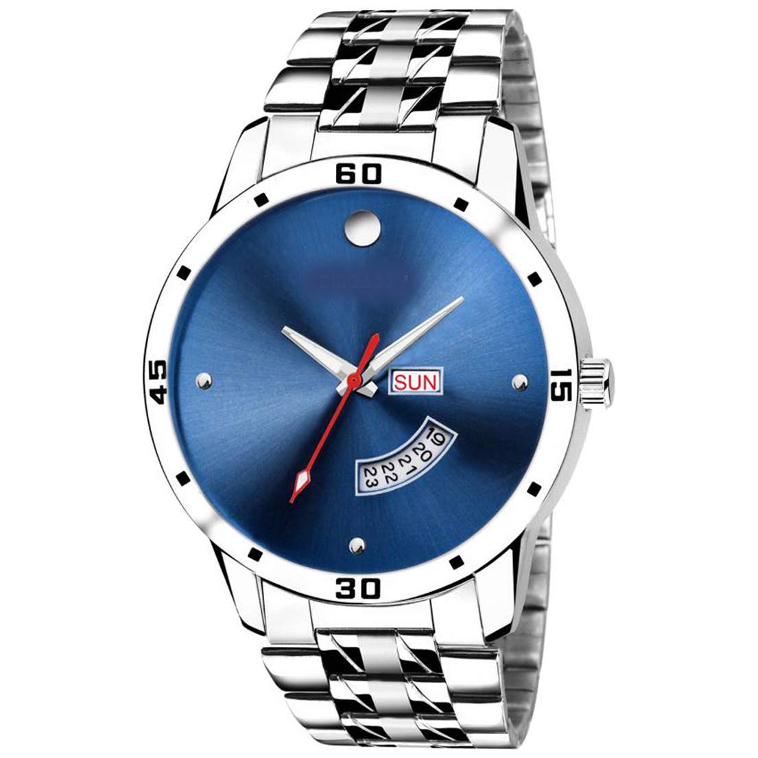 Acnos® Premium Blue Dial Day and Date Working Analogue Watch for Men Pack of 1 (RZ53) (B07LB6KG3T) Amazon Price History, Amazon Price Tracker