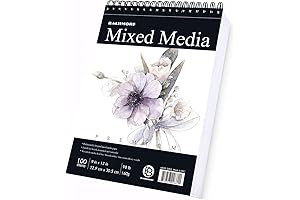 Bachmore 9X12'' 100-Sheet Watercolor Notebook: A Painter's Haven for Artistic Expression