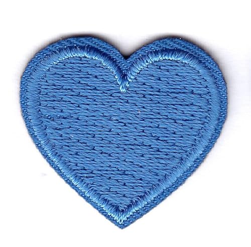 Generic DA8BF969-FCCB-4428-94EE-BDCA257B4670 Blue Heart (1")- Iron cover