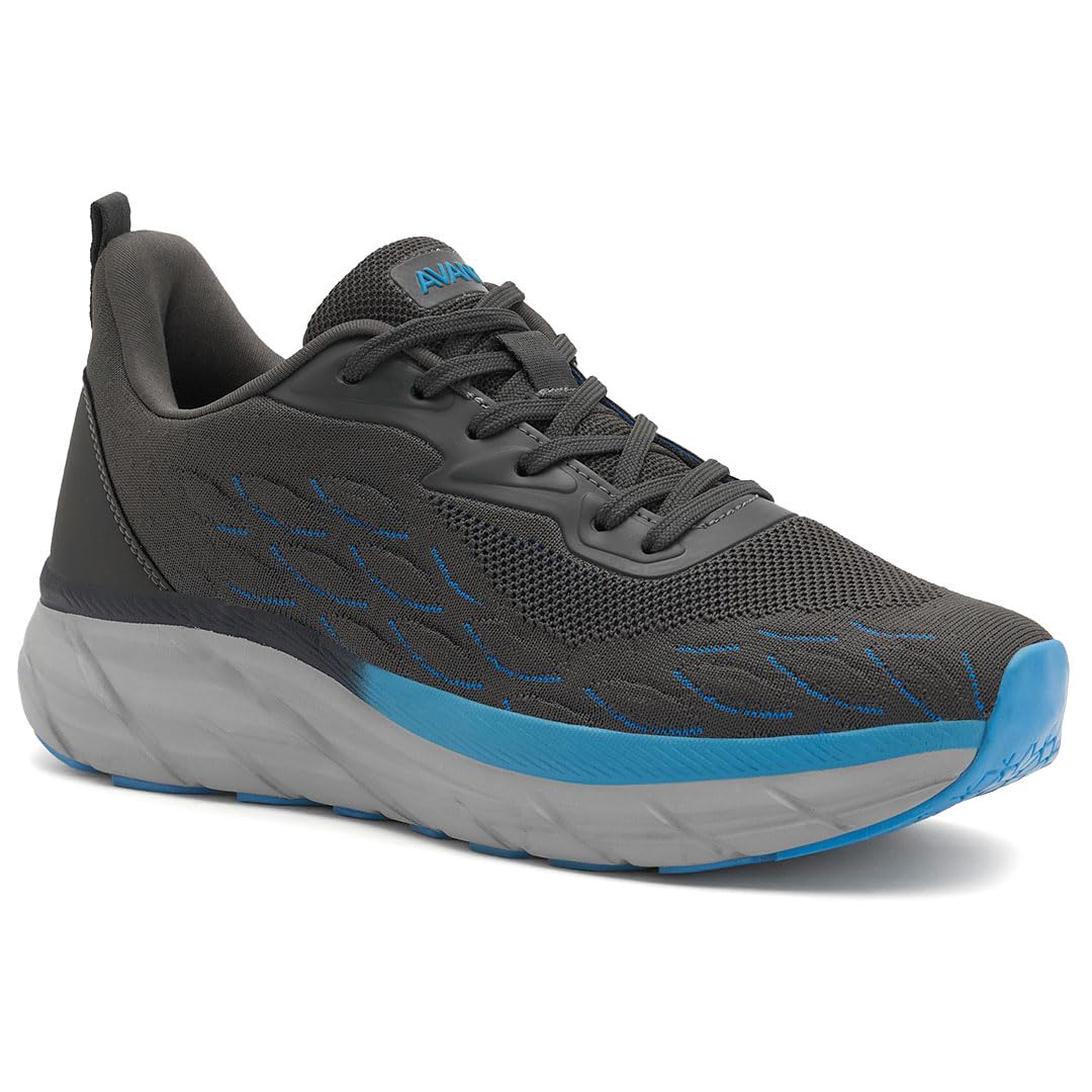 AVANT Mens Cruiser Running Shoes - Grey-Blue - UK 9 (AVMSH099CL01UK9) (B0CW5TMVGP) Amazon Price History, Amazon Price Tracker