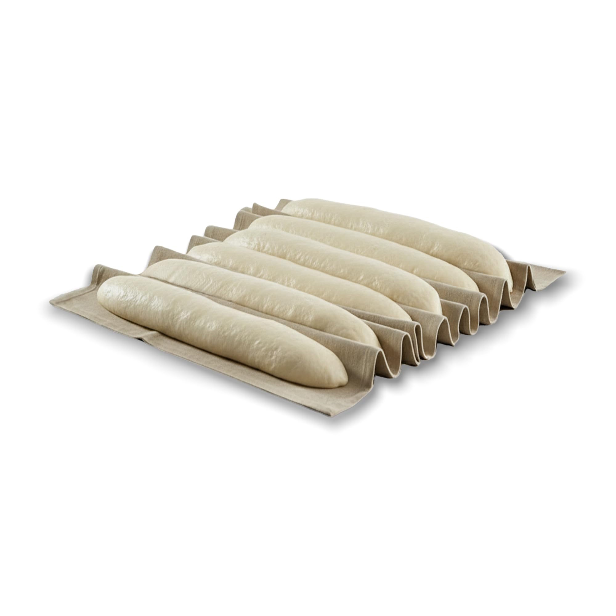 Professional Bread Cloth Bakers Couche – Premium Flax Linen Baking Cloth for Dough, Artisan Bread Proofing, Baguette Couche 35"x26" – Loaves & Baguette Baking