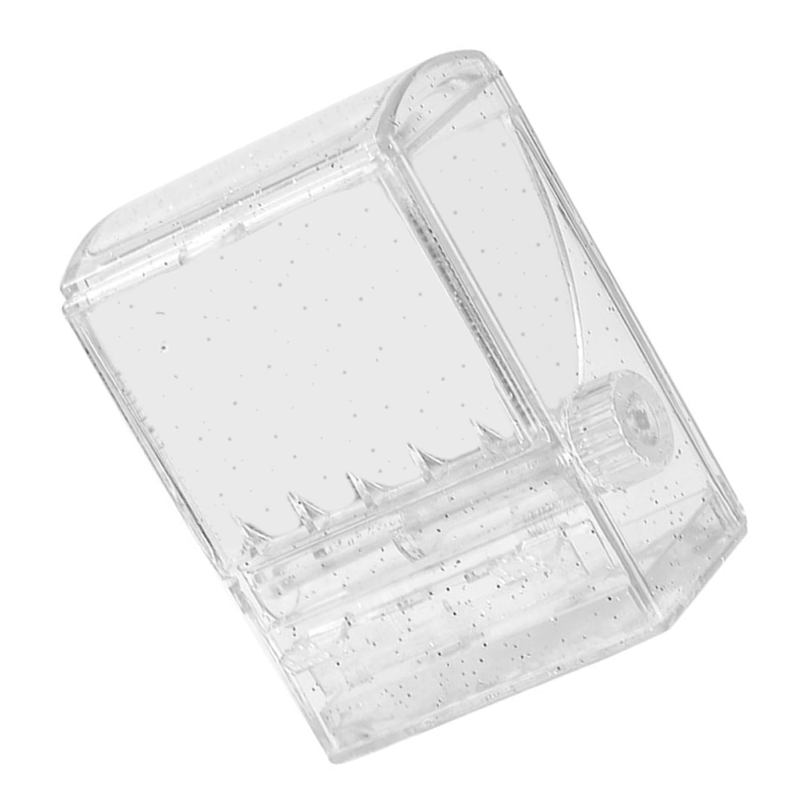 Hsioluted Clear and Decorative Toothpick Dispenser Toothpick Case with Knob Operations Restaurant Tooth Pick Equipment Party Essential