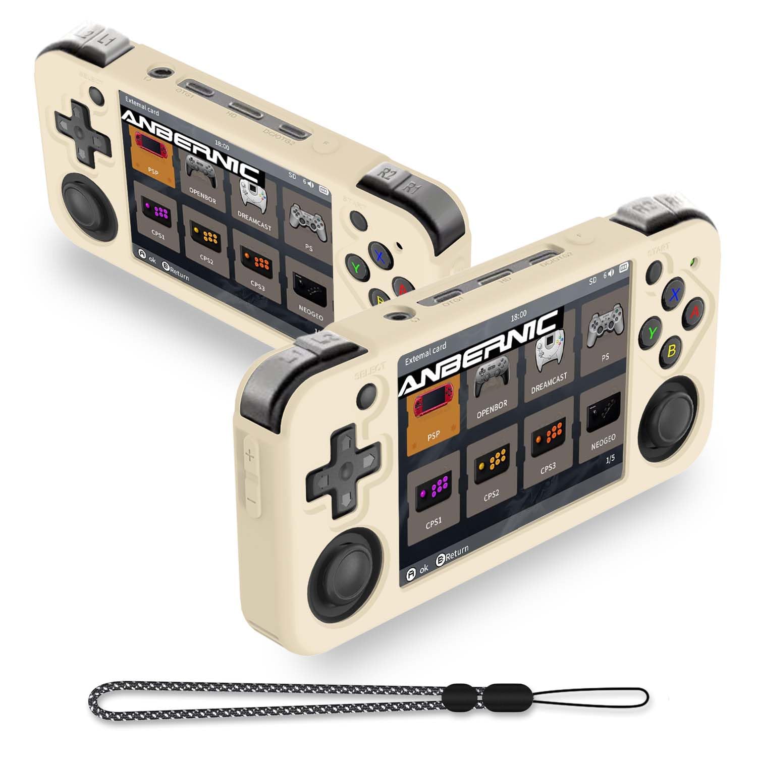 【おまけあり】ANBERNIC RG35XX H Amazon.com: FIOPAZ for Anbernic RG35XX H Silicone Case, Soft Skin