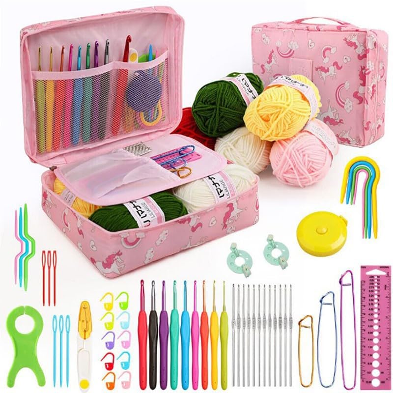 iKumar 59 Pcs Crochet Kit - crochet kits | Mubboo