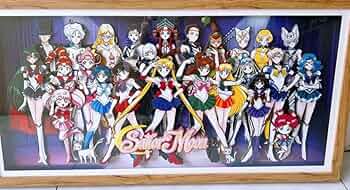 セーラームーン　立体アート　3D絵画　額縁付き  タイプB 61k1f11mbcL._UF350,350_QL50_.jpg
