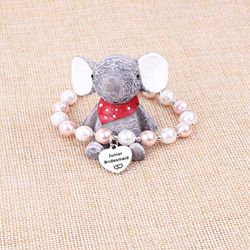 AZFEIYA Junior Bridesmaid Bracelet Wedding Party Gifts Bridesmaid Bracelet Maid of Honot Bracelet Matron of Honor Jewerly Bridal Party Gift Bridesmaid gift4
