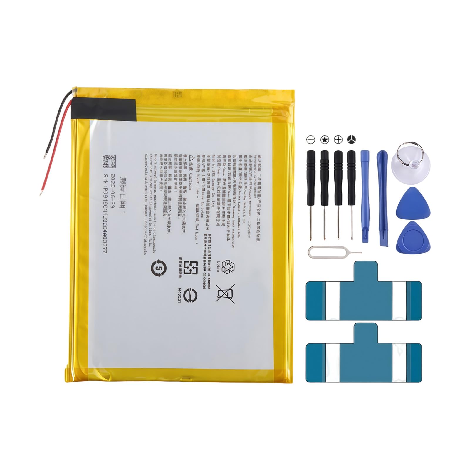 fexxkg PR-158098N 1200mAh Replacement Cell For and Various Electronic Devices Long permanent Energy Supply
