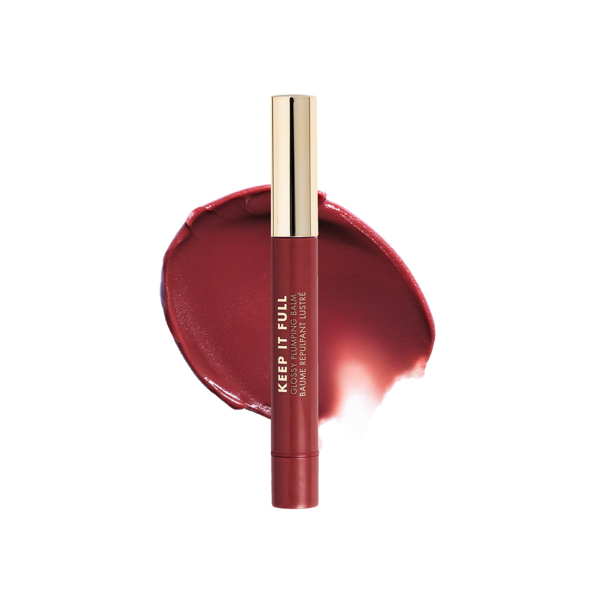 Lip Plumper, Keep it Full Glossy Plumping Balm, Peptides for increased Lip Hydration & Volume - 190 Bisou