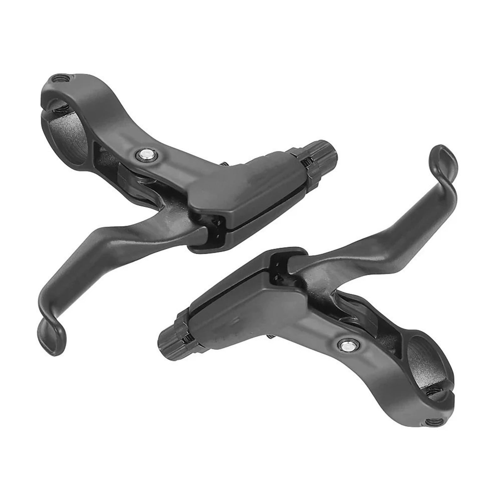 AIQWOJD Bike Rear Brake Drum Bike Brake Rear Drum MTB Brake Levers Aluminum Alloy Cantilever Mountain Bike Bicycle Mechanical Horseshoe V Brake Handle(Black)