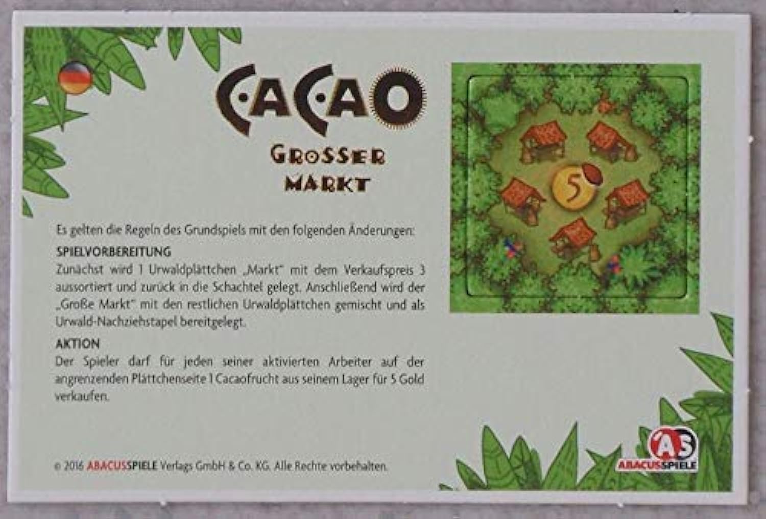 Z-Man Games Cacao - Big Market