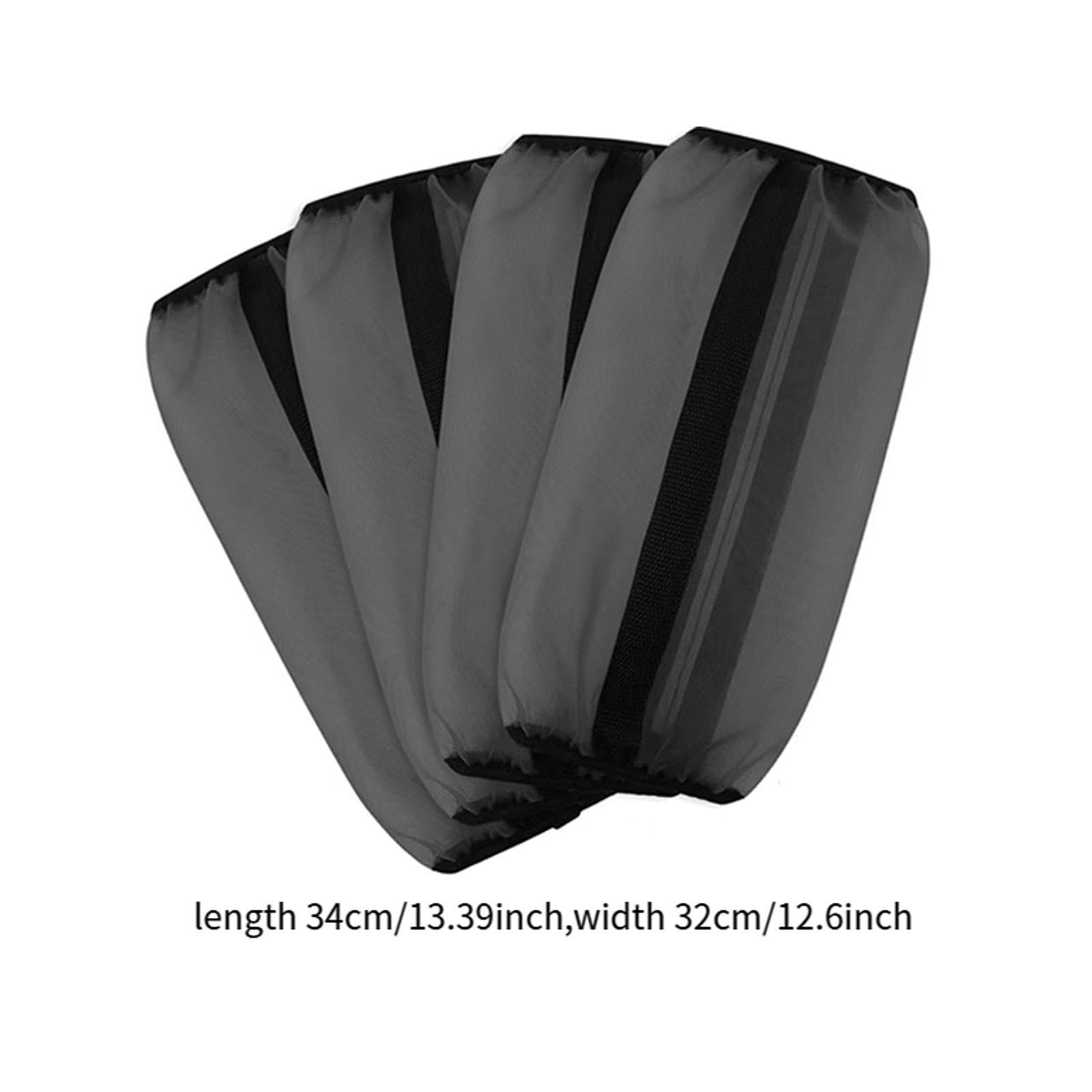 Ensemble de 4 Guêtres Anti-Mouches pour Chevaux, Bandes de Protection pour Les Jambes des Chevaux