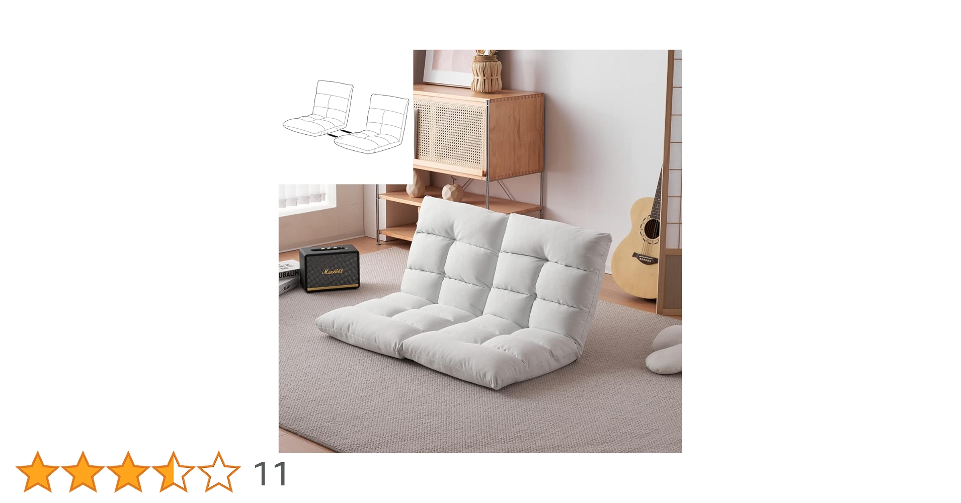 Amazon｜オーエスジェイ(OSJ) 【左右独立】座椅子ソファー 座椅