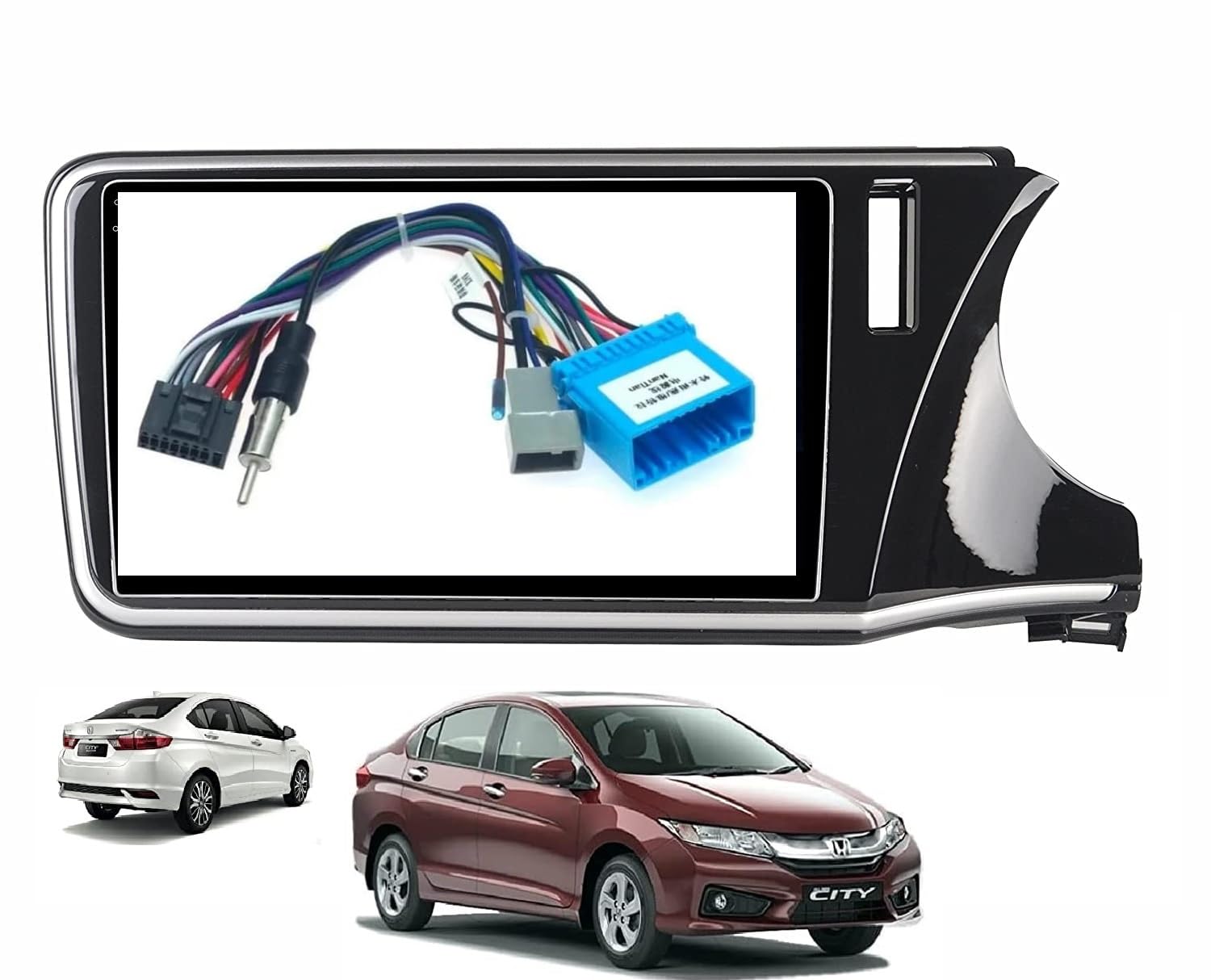 Jeet Enterprises Android Stereo Frame for 10 Inch Android Stereo with Power Cable Connector for Honda City 2014-2019 Glossy Black (B0C6MYFJ7S) Amazon Price History, Amazon Price Tracker