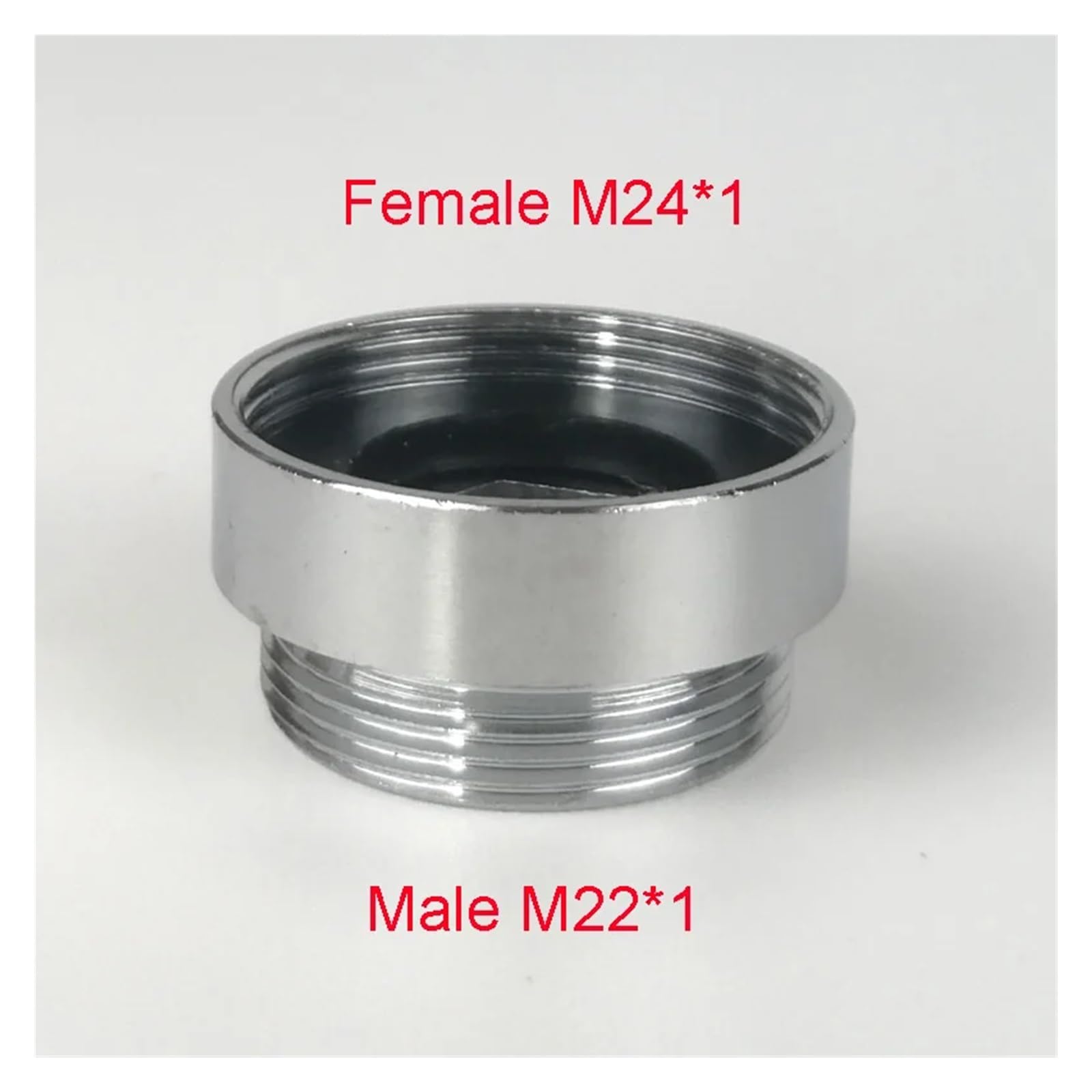 Adaptateur aérateur de robinet en laiton M22 M24 G1/2" 1,9 cm – 1 pièce mâle femelle pour purificateurs d'eau compatible avec M16 M18 M20 M28 et facile à installer