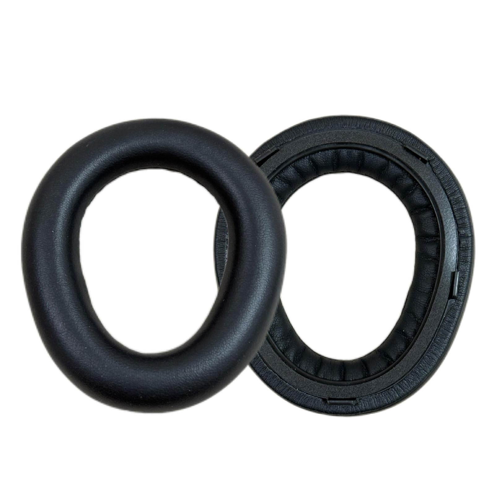 1 paio di cuscinetti auricolari in pelle proteica, cuscinetti per le orecchie, in memory foam, per cuffie 300