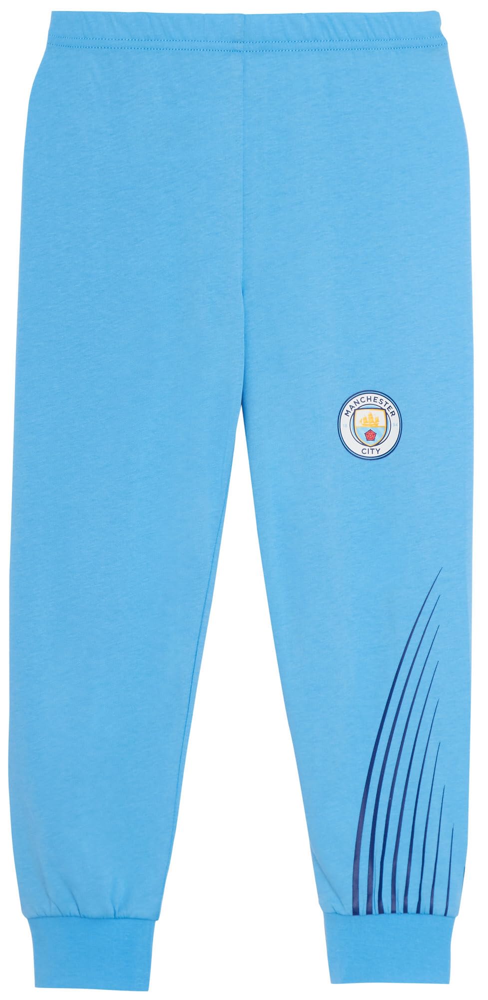 MANCHESTER CITY Pijama para niños + bata con capucha de 3 piezas, bata de fútbol + conjunto de pijama