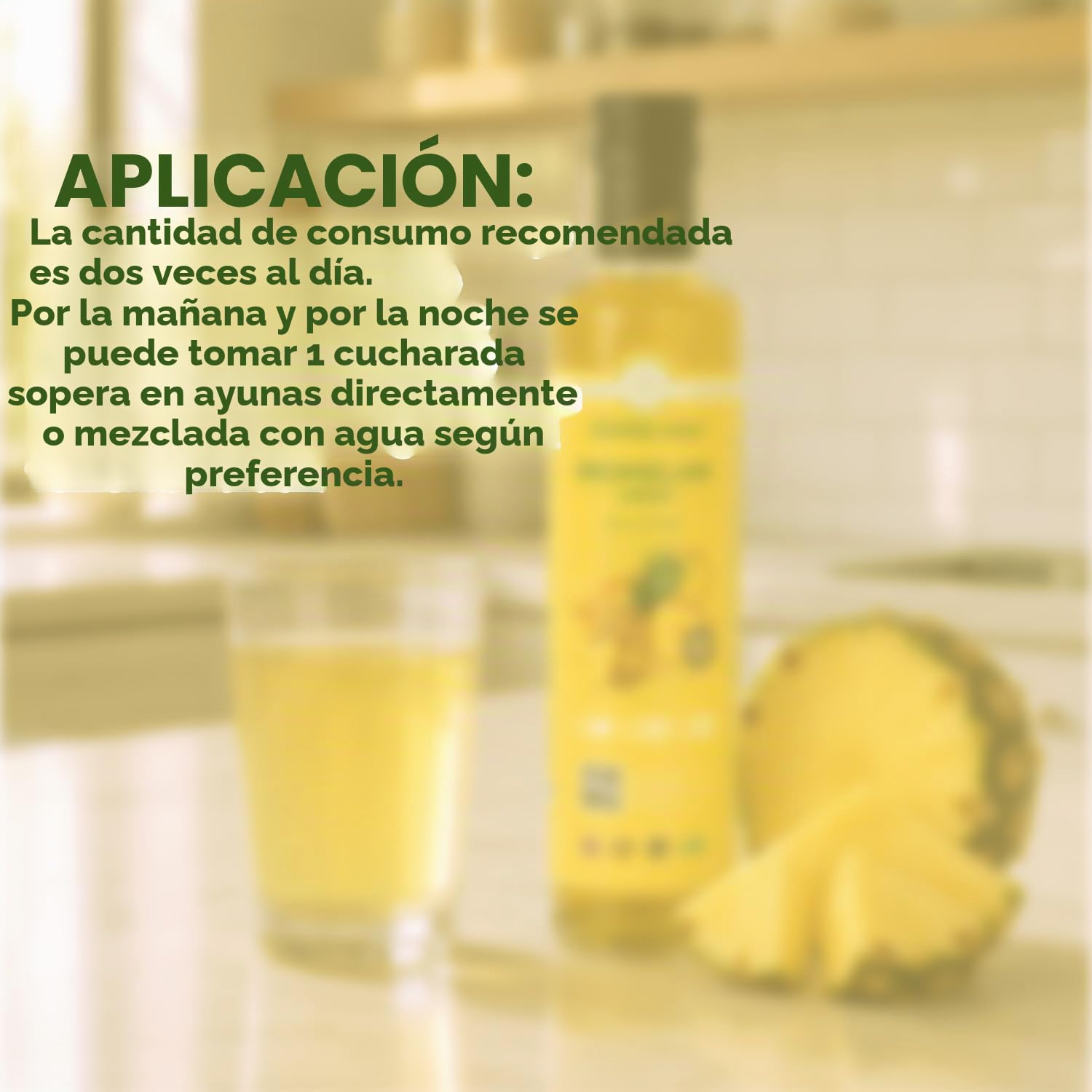 Zühre Ana Jarabe de Bromelina - Coenzima Q10 - Extracto natural de piña - Soporte natural - Acelera la pérdida de peso - Ayuda a eliminar líquidos en casos de edema - Vegano (2x250ml)
