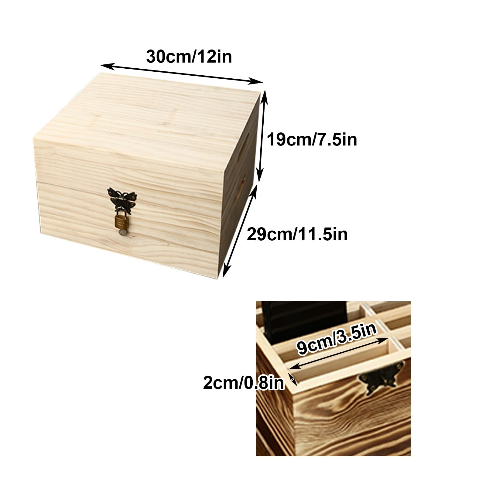 Sichere Schlossbox mit Ladeanschluss und Schlüsselschloss für Klassenzimmer und Bürogeräte
