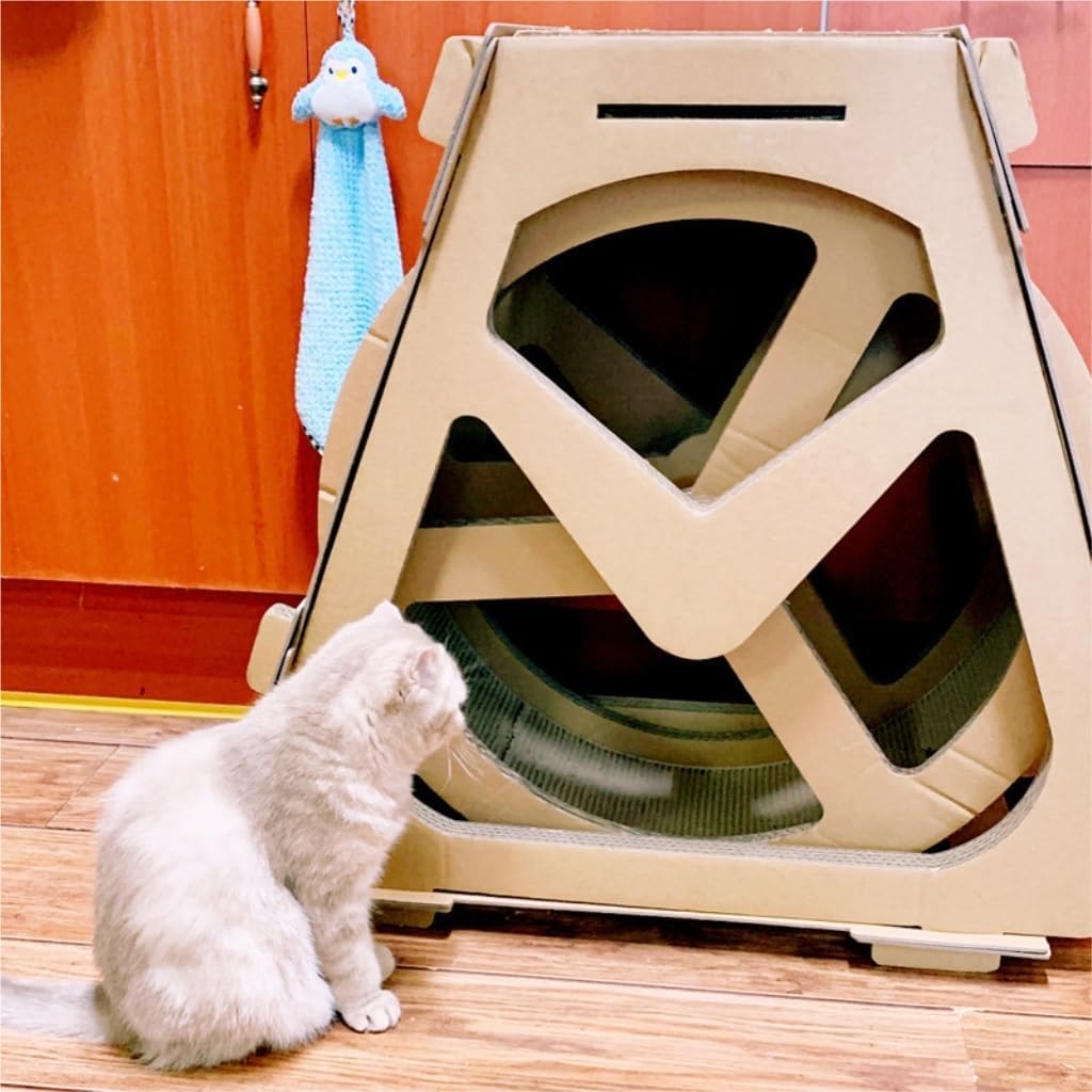 猫回し車 猫用トレッドミル、猫用爪とぎボード、爪研ぎ器、猫用