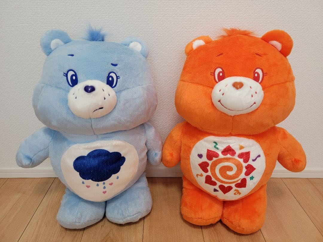 Amazon.co.jp: ケアベア 超BIG ぬいぐるみ4 全2種セット : おもちゃ