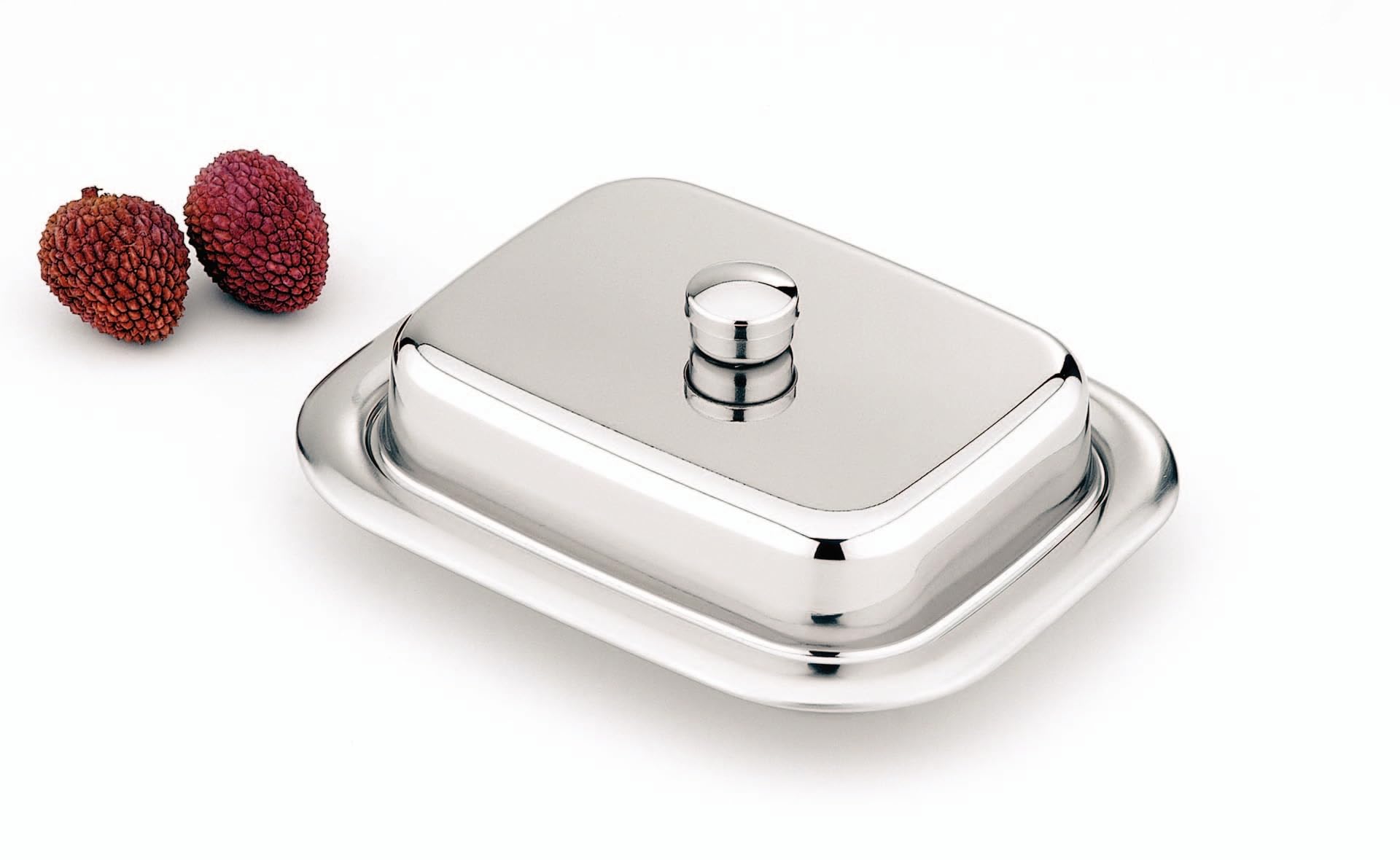 Tramontina rOTONDA butter dish 250 g stainless steel 18/10