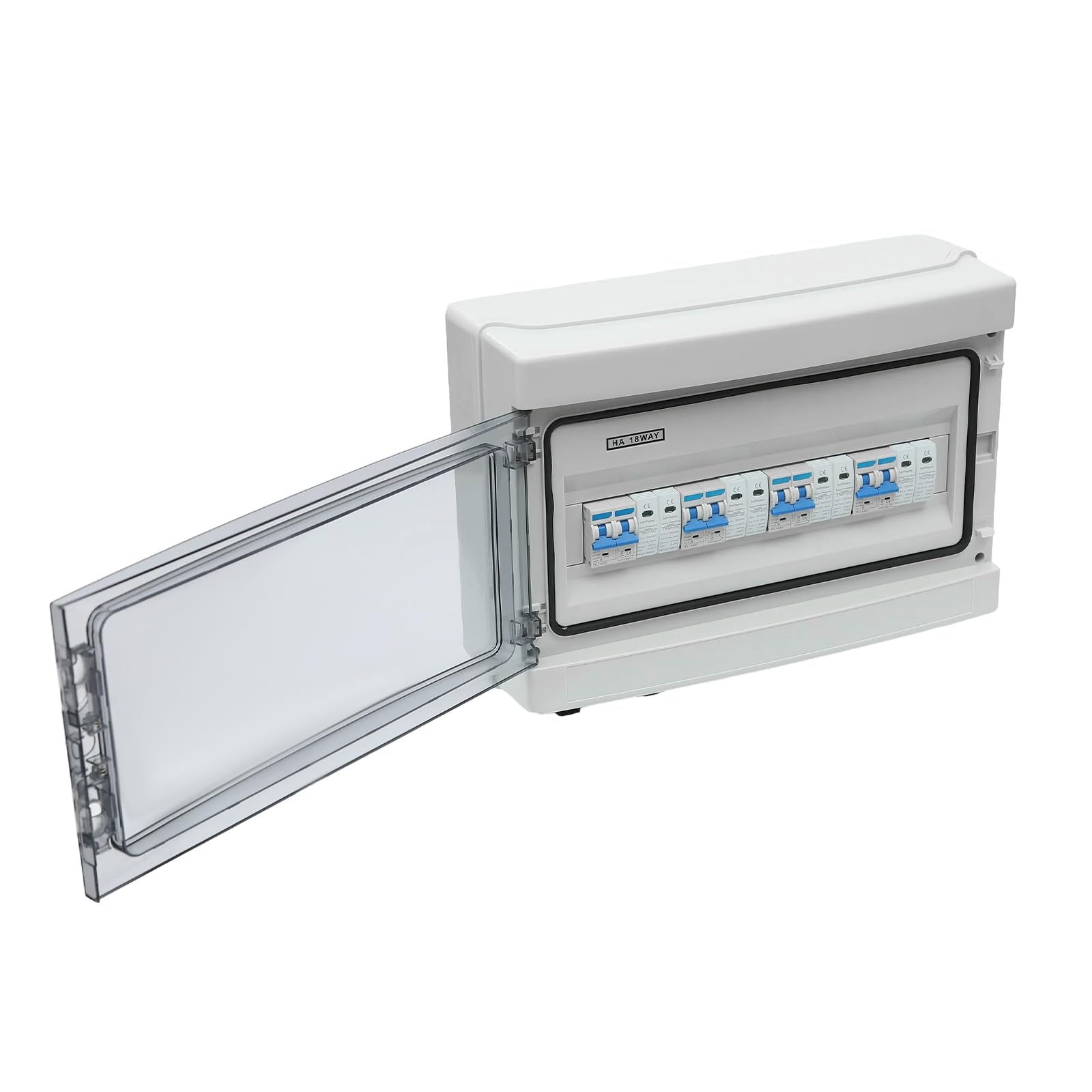 Überspannungsschutz PV, PV DC 1000V -15A Trennschalter PV Anlage, DC-Solaranschlusskasten IP65 Wasserdicht für Wohnmobile Off-Grid Systeme (4 Eingänge, 4 Ausgänge)