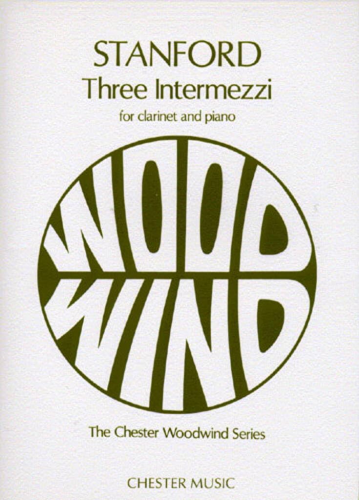 3 Intermezzi Opus 13. Clarinet And Accomp..: Three Intermezzi for Clarinet and Piano