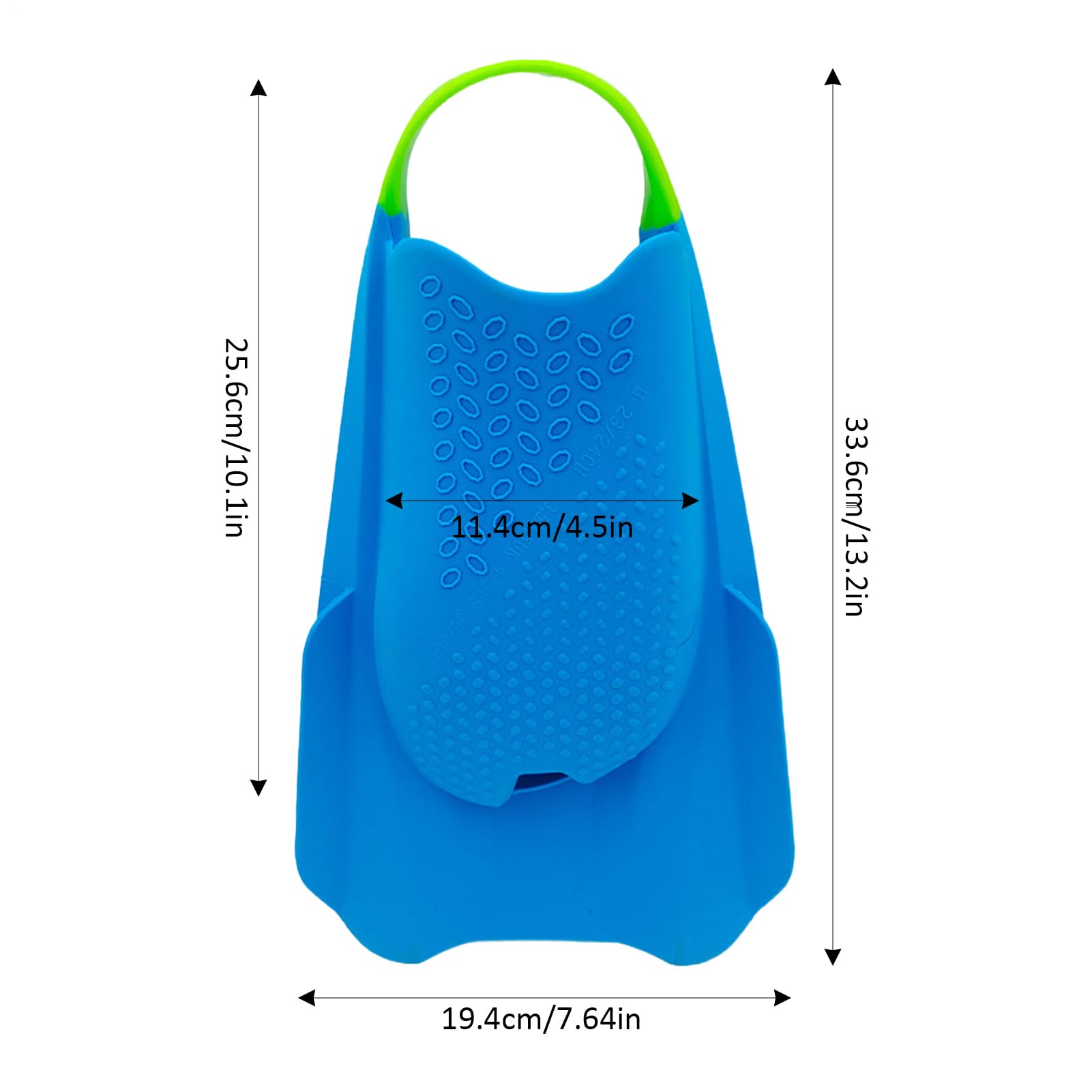 Aletas De Pala,Aletas De Tacón Abierto Portátil Corto | Aletas De Tamaño Viaje - Adecuado Para Hombres Y Mujeres Para Uso En Piscina, En El Mar, Buceo, Buceo, Buceo, Natación Y Entrenamiento