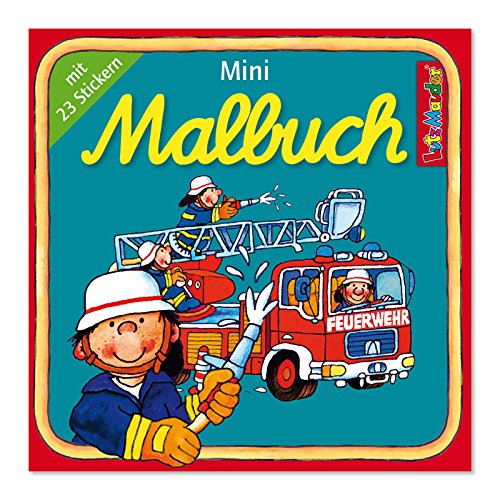 Lutz Mauder - Malbuchset mit 6 Mini-Malbüchern inkl. Stickern - 3 Mädchen- und 3 Jungenmotive – Bild 3