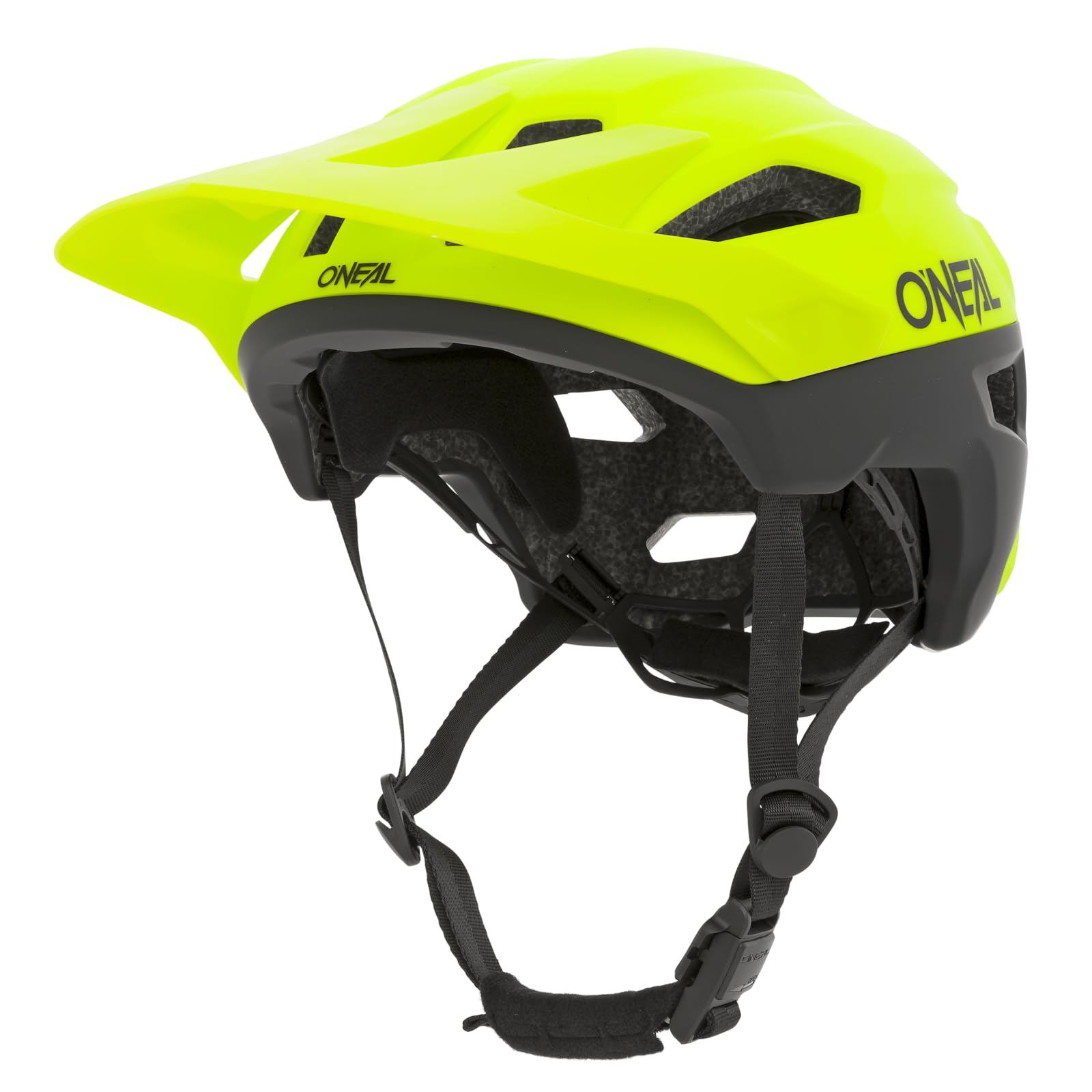 O'NEAL | Mountainbike-Helm | MTB All-Mountain | Lüftungsöffnungen zur Belüftung & Kühlung, Größenverstellsystem, Robustes ABS | Trailfinder Helmet Split | Erwachsene | Neon-Gelb | Größe S/M | sicher, stylisch & perfekt belüftet, Mountainbike-Abenteuer, le