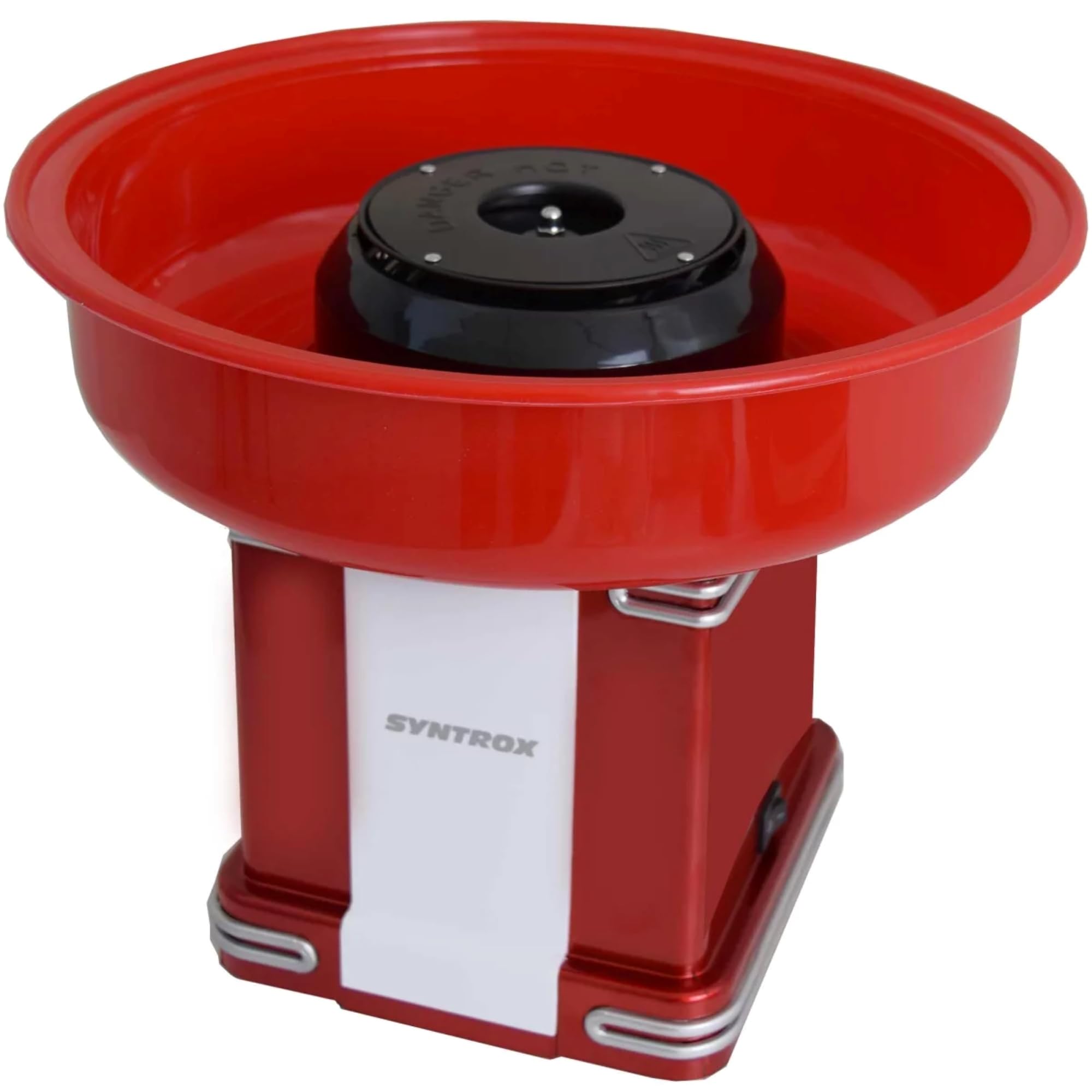 Syntrox Germany Elektrische Zuckerwattemaschine Oregon, Zuckerwattemaker Cotton Candy Maker ZWM-500W Oregon, Zuckerwatte selbst herstellen, Cotton Candy Maker