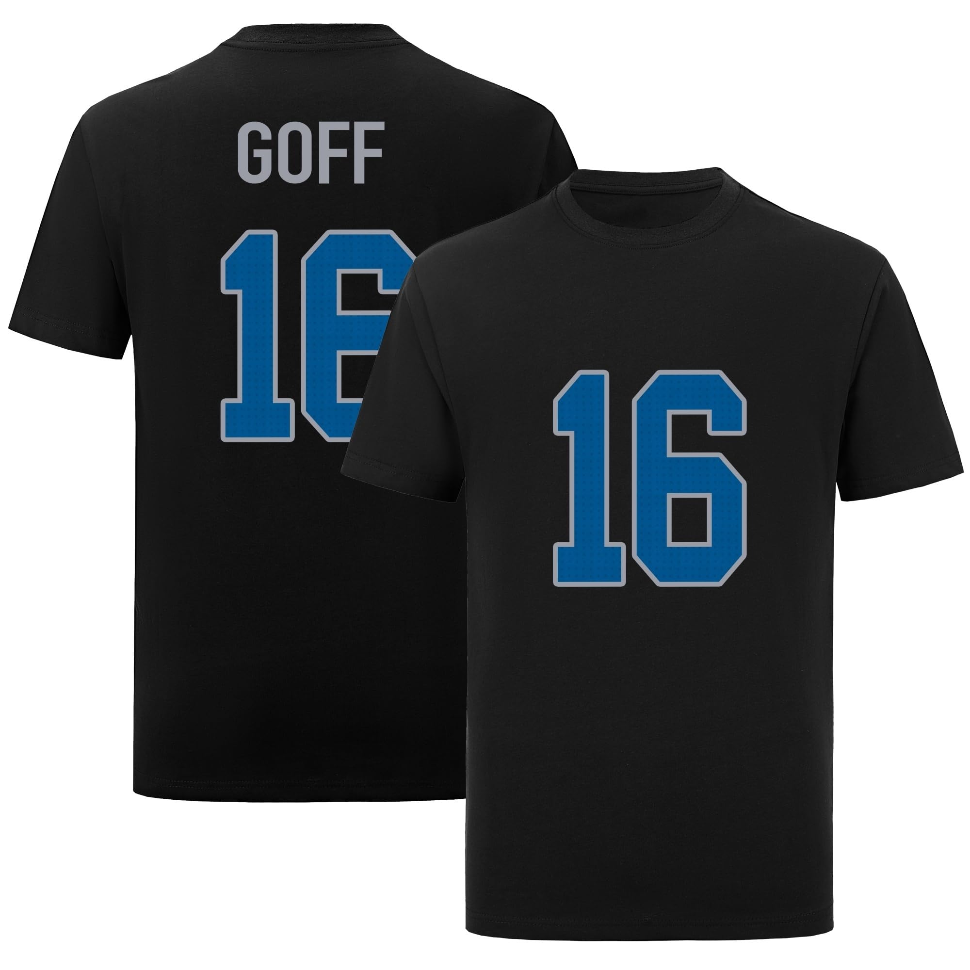 Custom Football T-Shirt No Brand/Logos 100% Cotton for Mens/Womens/Kid