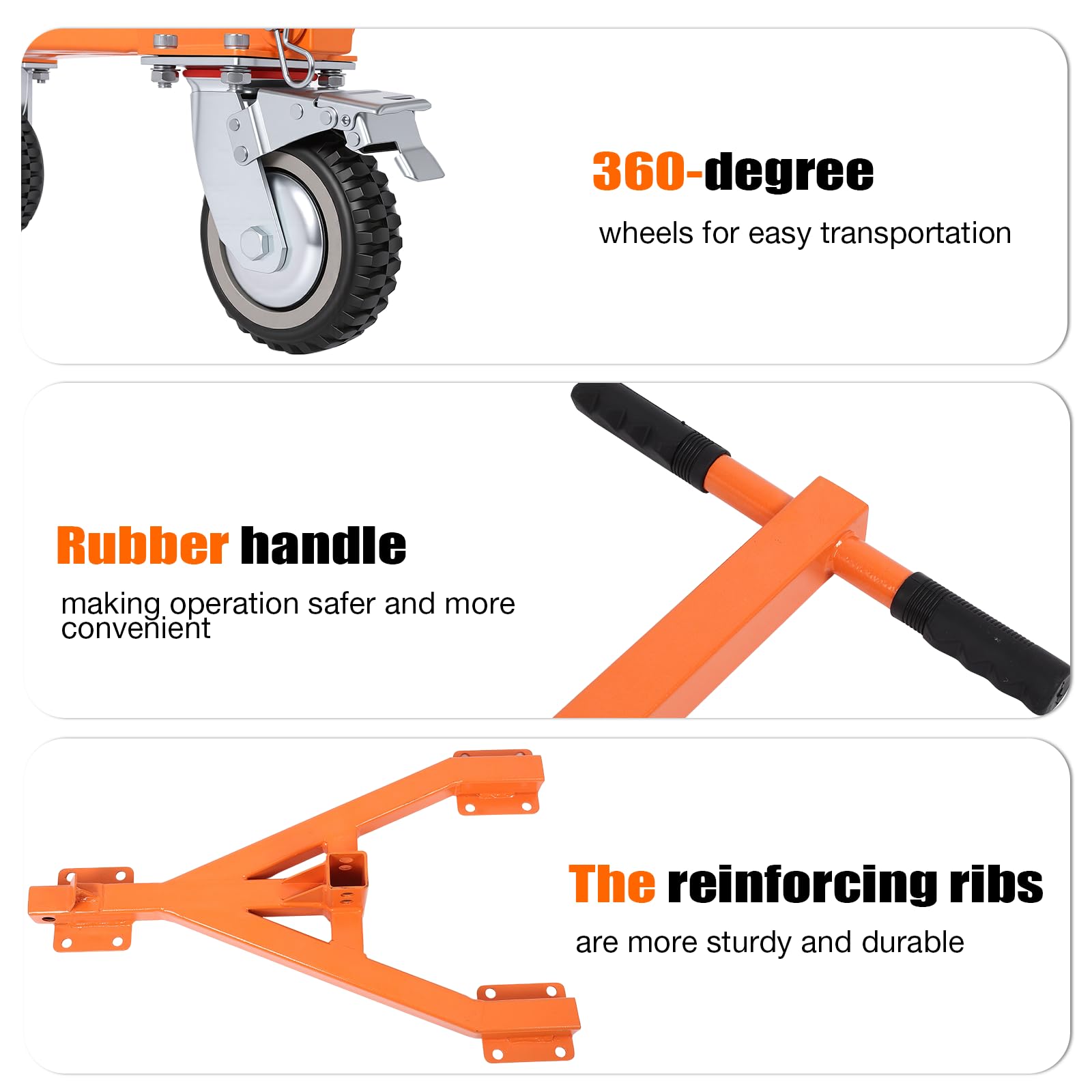 FAHKNS Trailer Dolly 1,587.6 kg Zungengewicht Anhänger Mover mit 5,1 cm & 2-5/16 Zoll Ball geeignet für Wohnmobil, Boot, Camper, Pritsche, geschlossene Anhänger und so weiter.