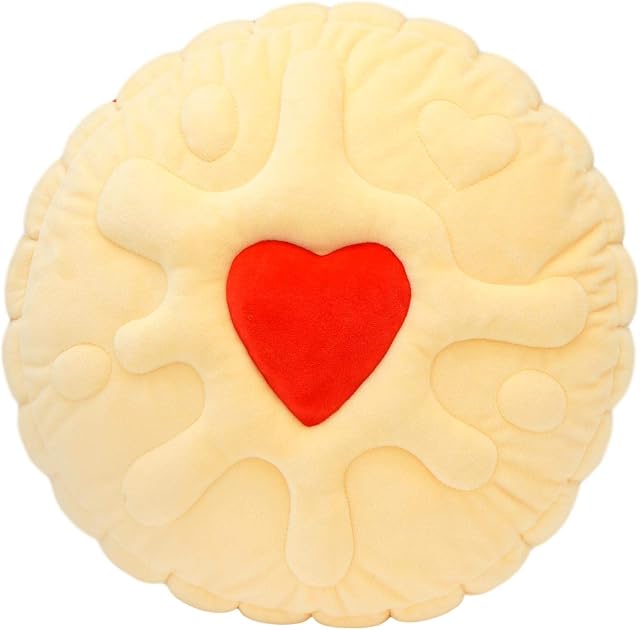 Zero Calorie Jammy Biscuit Cushion Plush Cute Cuddly Christmas Valentine Gift