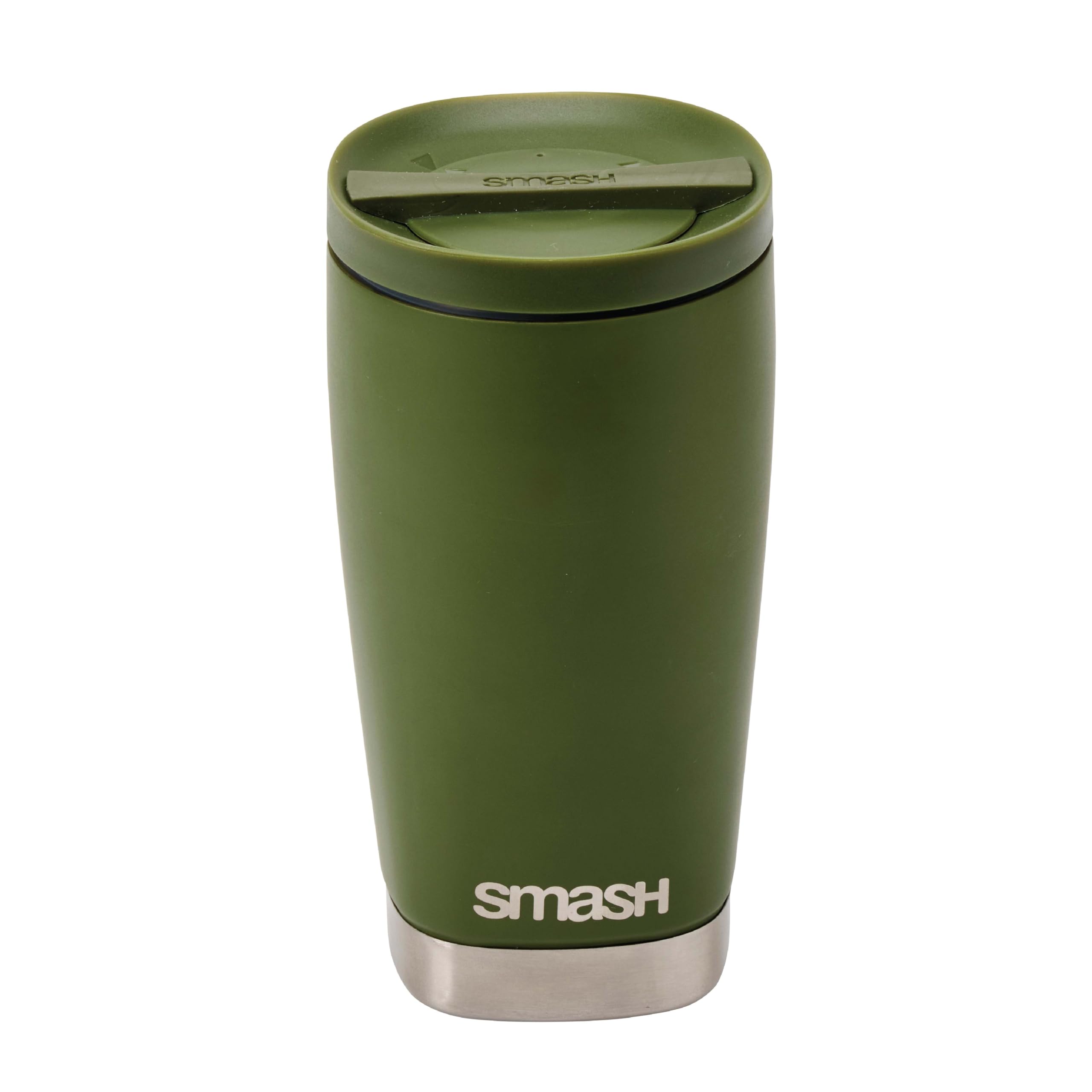 Smash Stainless Steel Twist & Lock Travel Coffee Mug 355ml/ 12 fl oz Olive