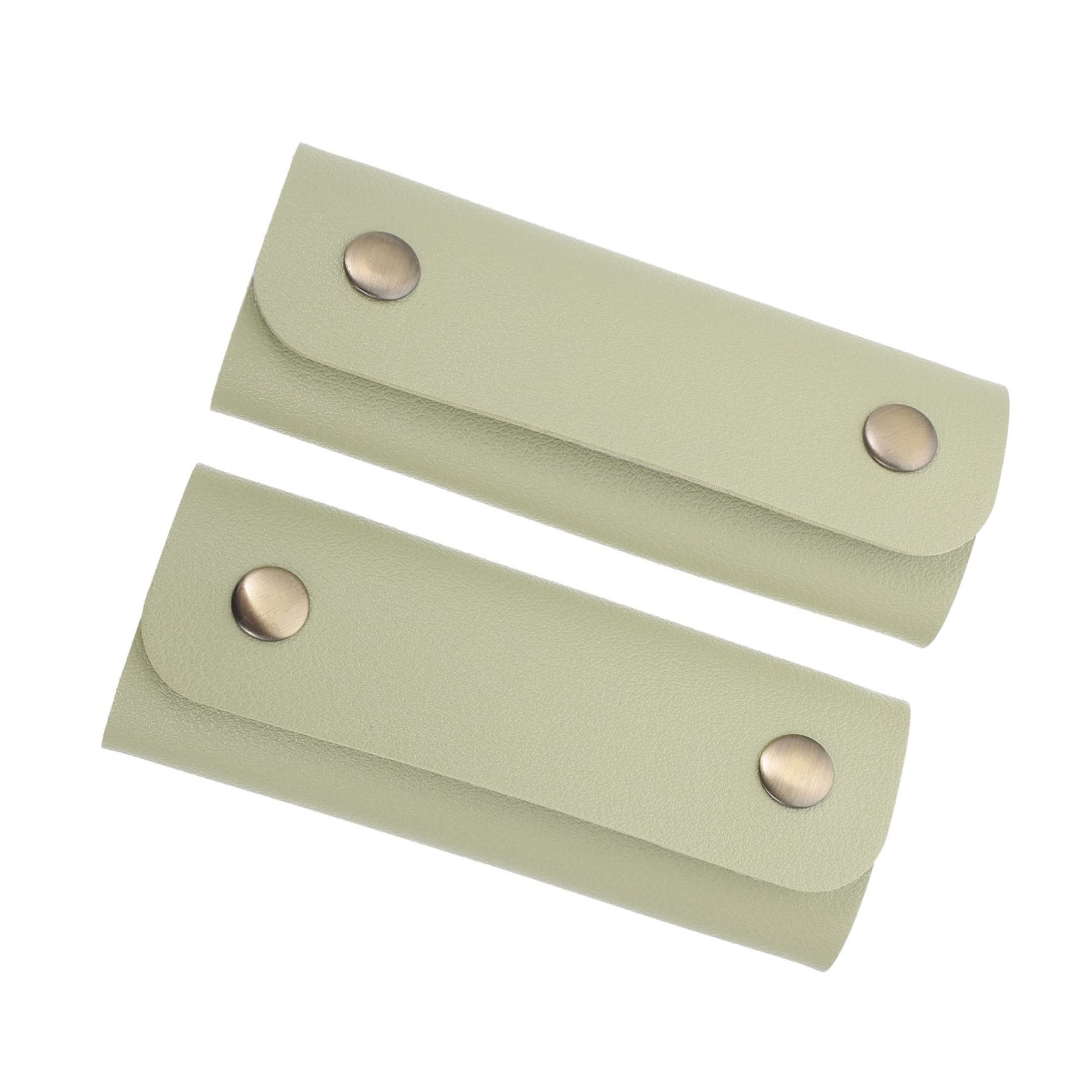 RORPOIR 2Pcs PU Leather Bag Handle Wrap Handbag Handle Cover for Luggage and Purses Comfortable Sleeve Accessories for Travel Stylish and Elastic Hand Protector