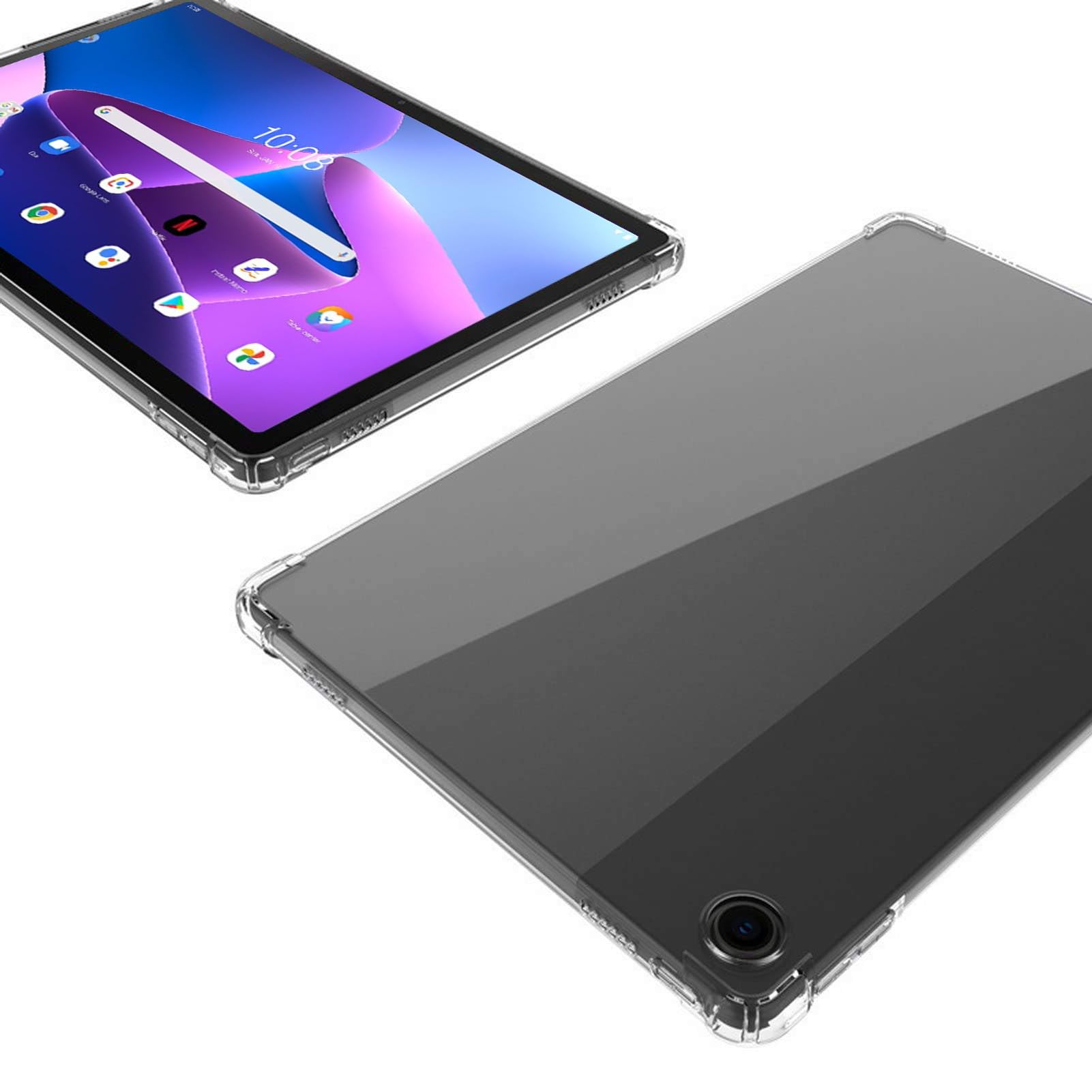 ◇ Lenovo Tab M10 5G タブレットケース クリア TPU China Crystal Clear Tpu Tablet Case for Lenovo Tab M10 5G