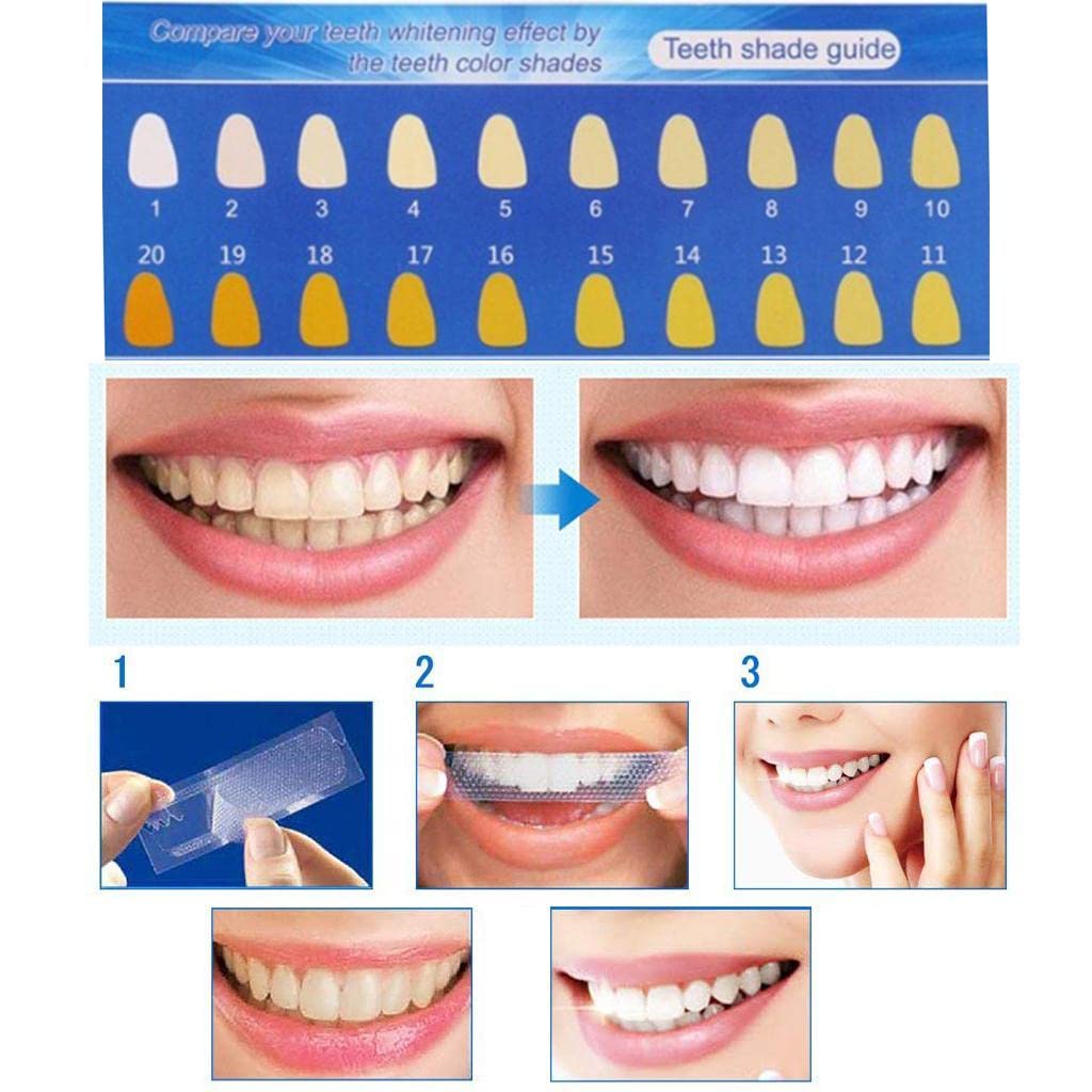 28 Pcs Teeth Whitening Strips Home Teeth Bleaching Intensive Stains Remover|Health & Beauty | Oral Care | Whitening-image-12