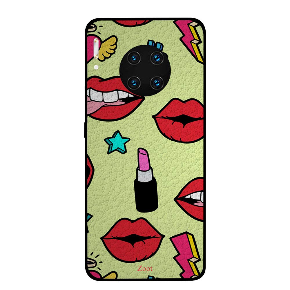 ZOOT Protective Printed Case Cover For Huawei Mate 30E Pro Kisse And Lips
