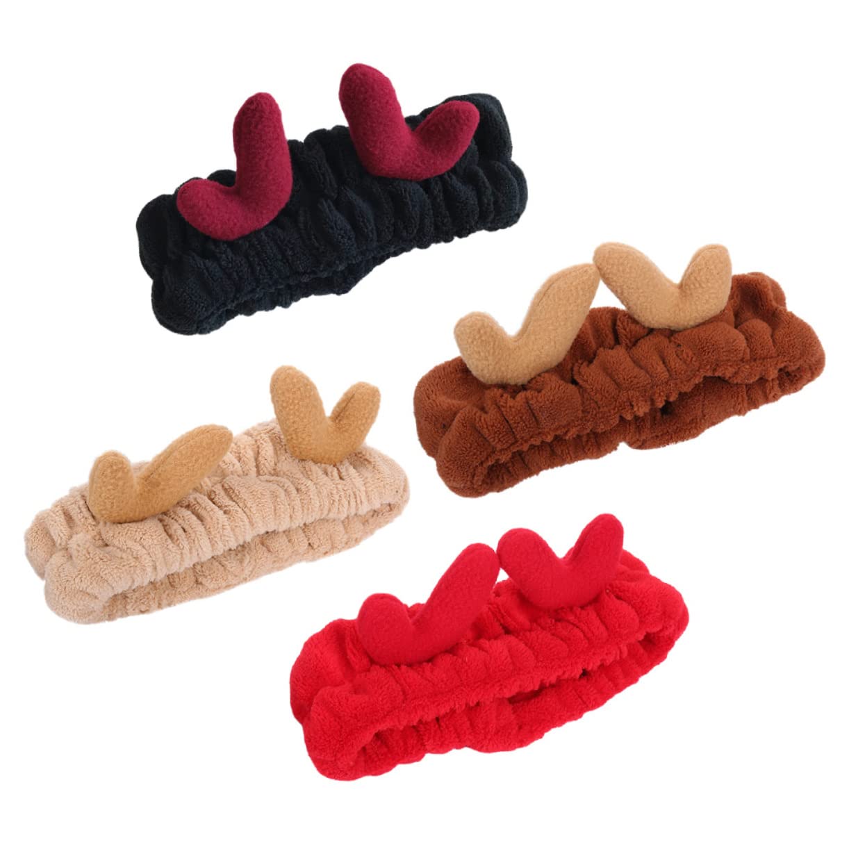 Baluue 12 Piezas diadema elástica hair topper bruni diademas de tela diadema de spa de navidad diadema cosmética aro de pelo de navidad turbantes para mujer diademas de mujer